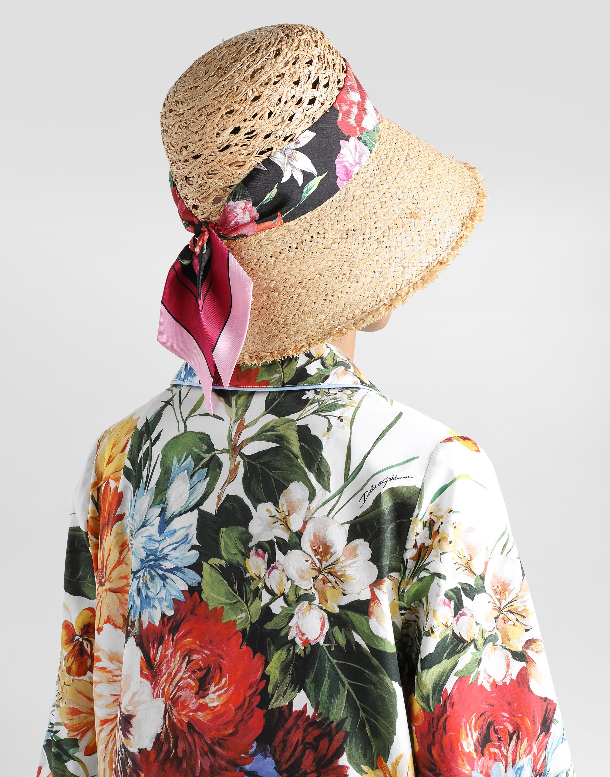 Dolce & Gabbana Floral Pattern Collared Neck Long Sleeves Shirt In Multi