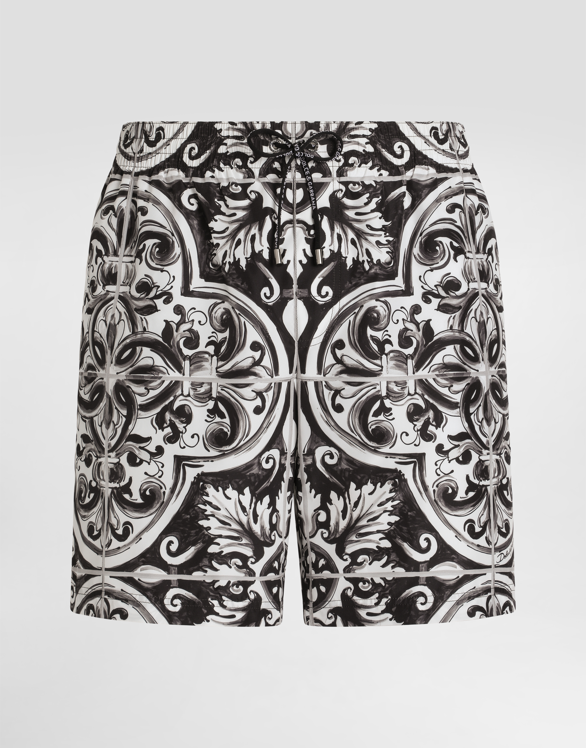 Dolce & Gabbana Majolica-print Canvas Medium Boxer Shorts