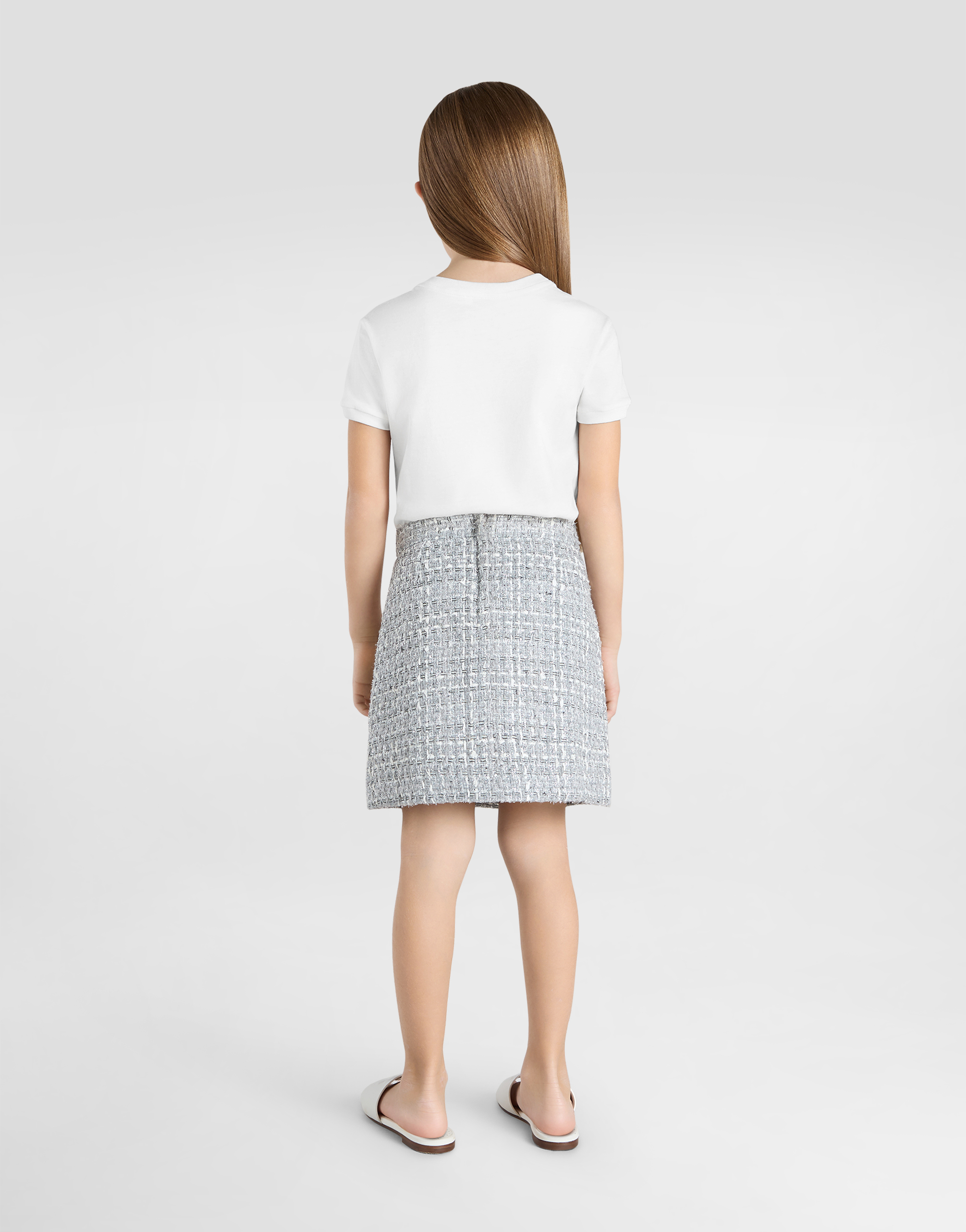 Dolce & Gabbana Jersey T-shirt With Dg Logo In White