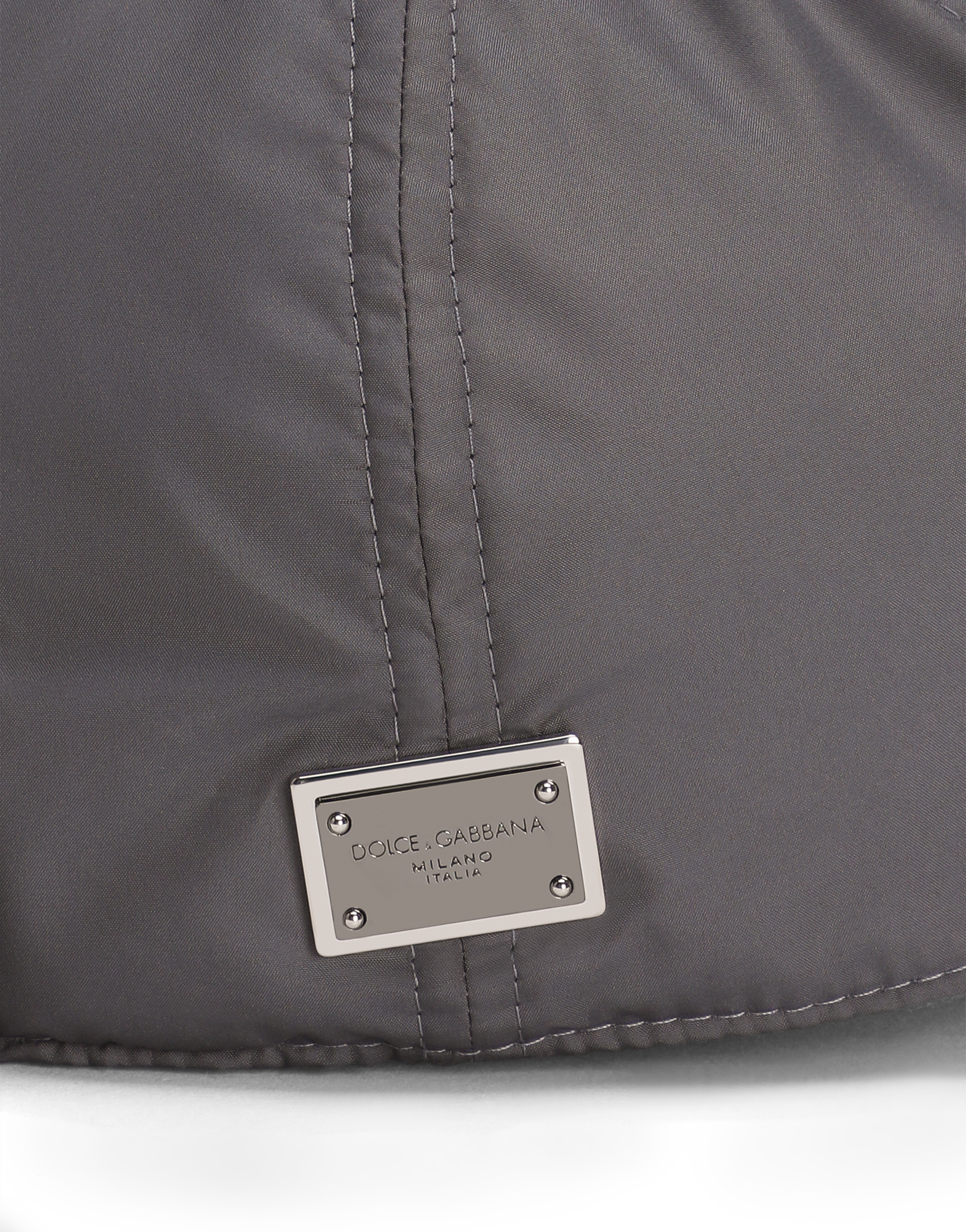 Dolce & Gabbana Baseball Cap With Logo In Grey