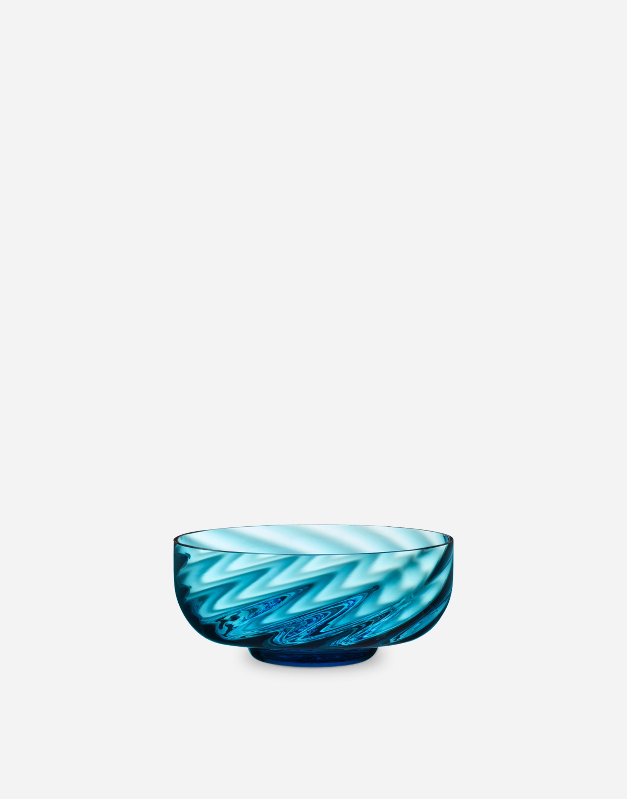 Dolce & Gabbana Set 2 Hand-blown Murano Glass Ice Cream Bowls In Multicolor