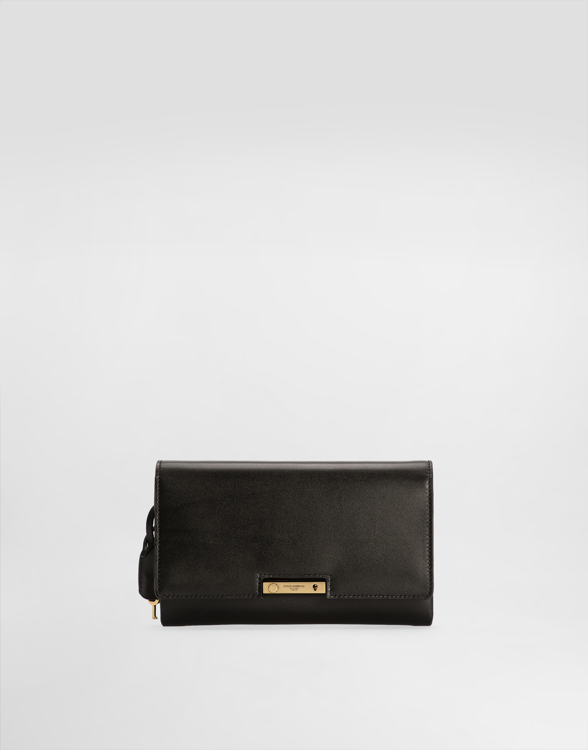 Dolce & Gabbana Calfskin Mini Bag - Man Crossbody Bags Black Onesize