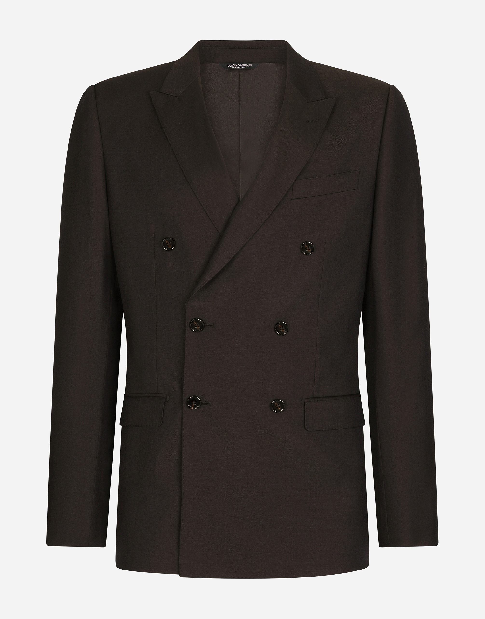 セール【DOLCE&GABBANA】メンズ☆ダブルブレスト ジャケット ブルーのメンズ ウール ダブルブレストジャケット | Dolce&Gabbana®