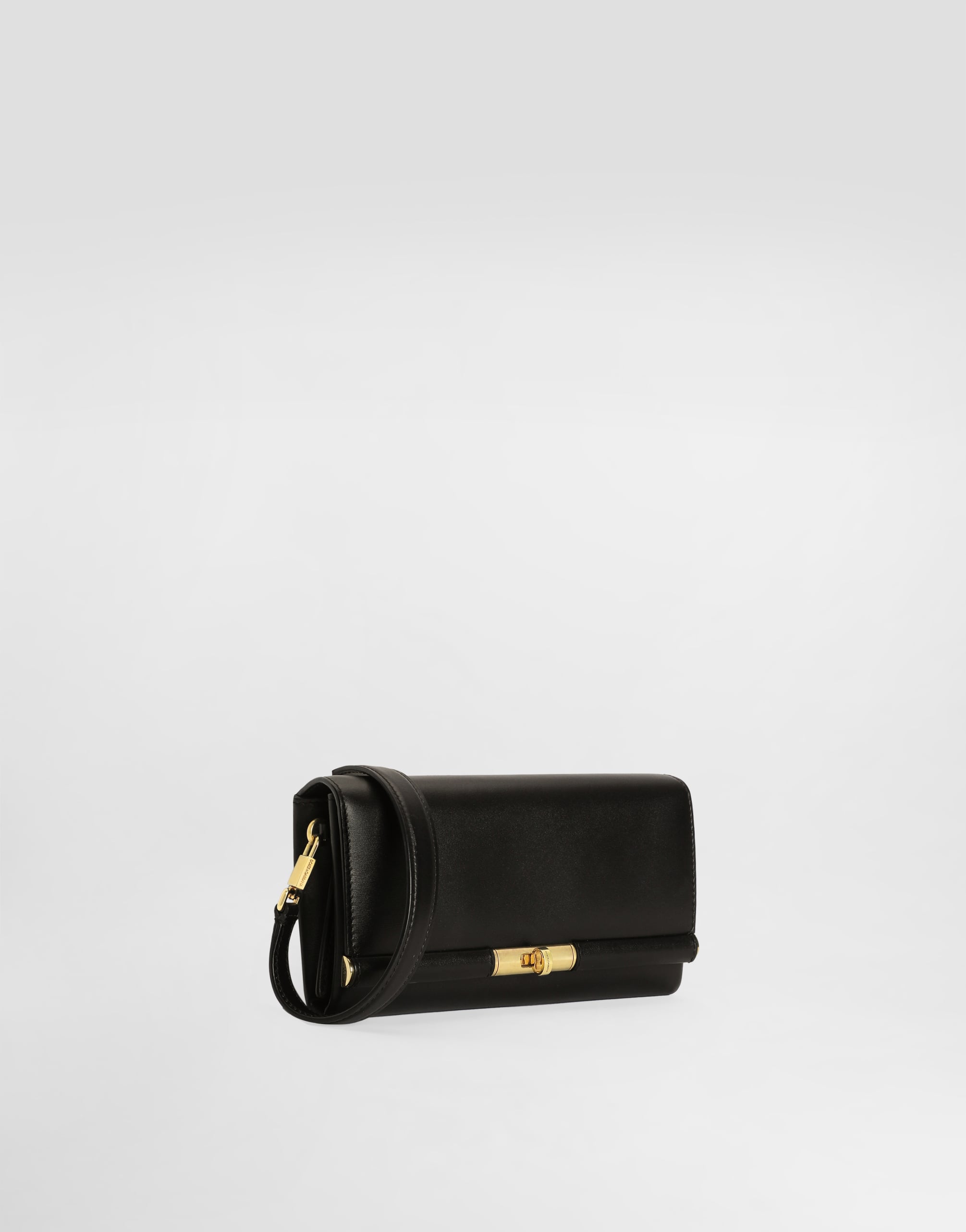 Dolce & Gabbana Marlene Wallet Shoulder Bag In Black