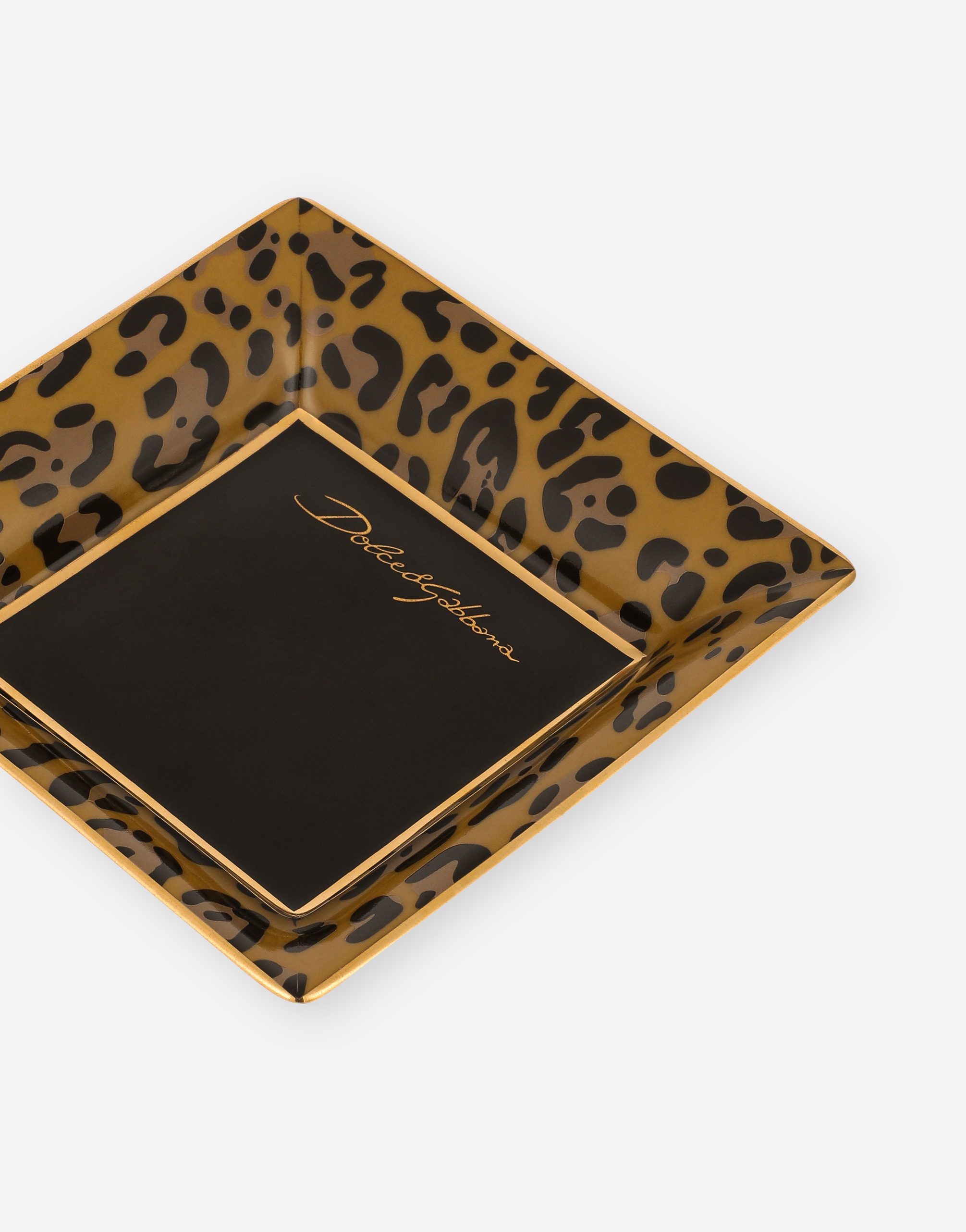 Dolce & Gabbana Porcelain Trinket Tray In マルチカラー