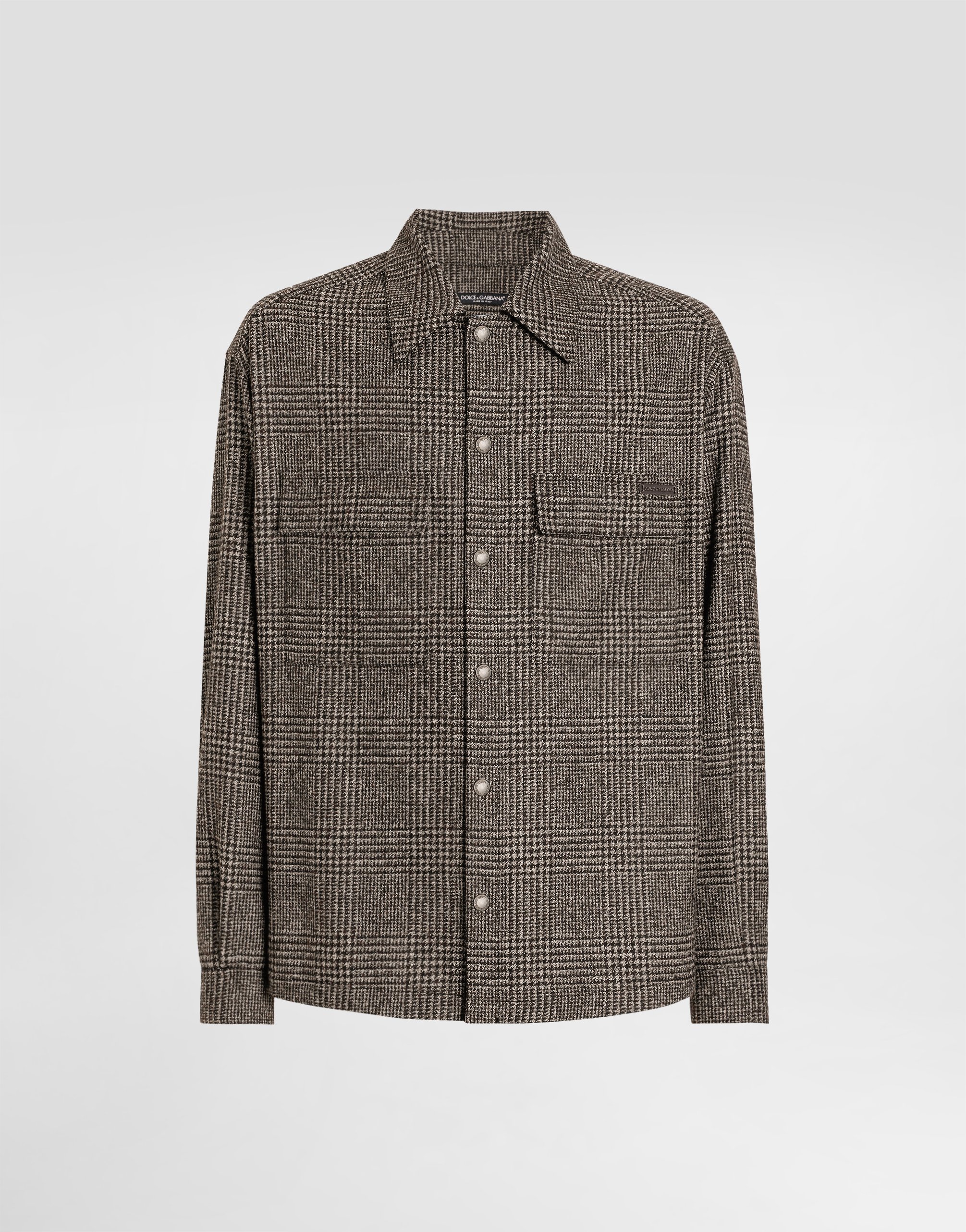 Glen plaid shirt