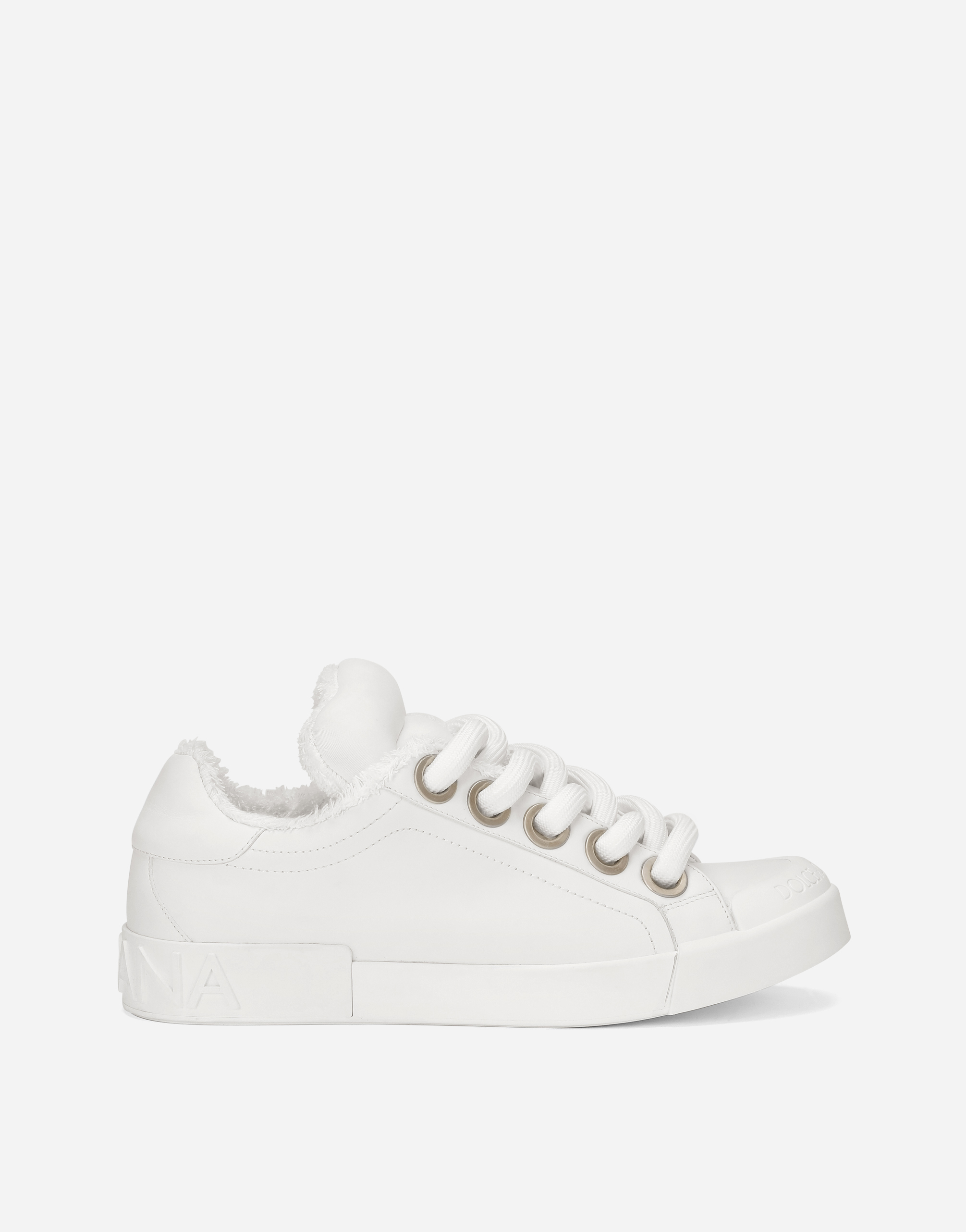 DOLCE & GABBANA CALFSKIN PORTOFINO SNEAKERS