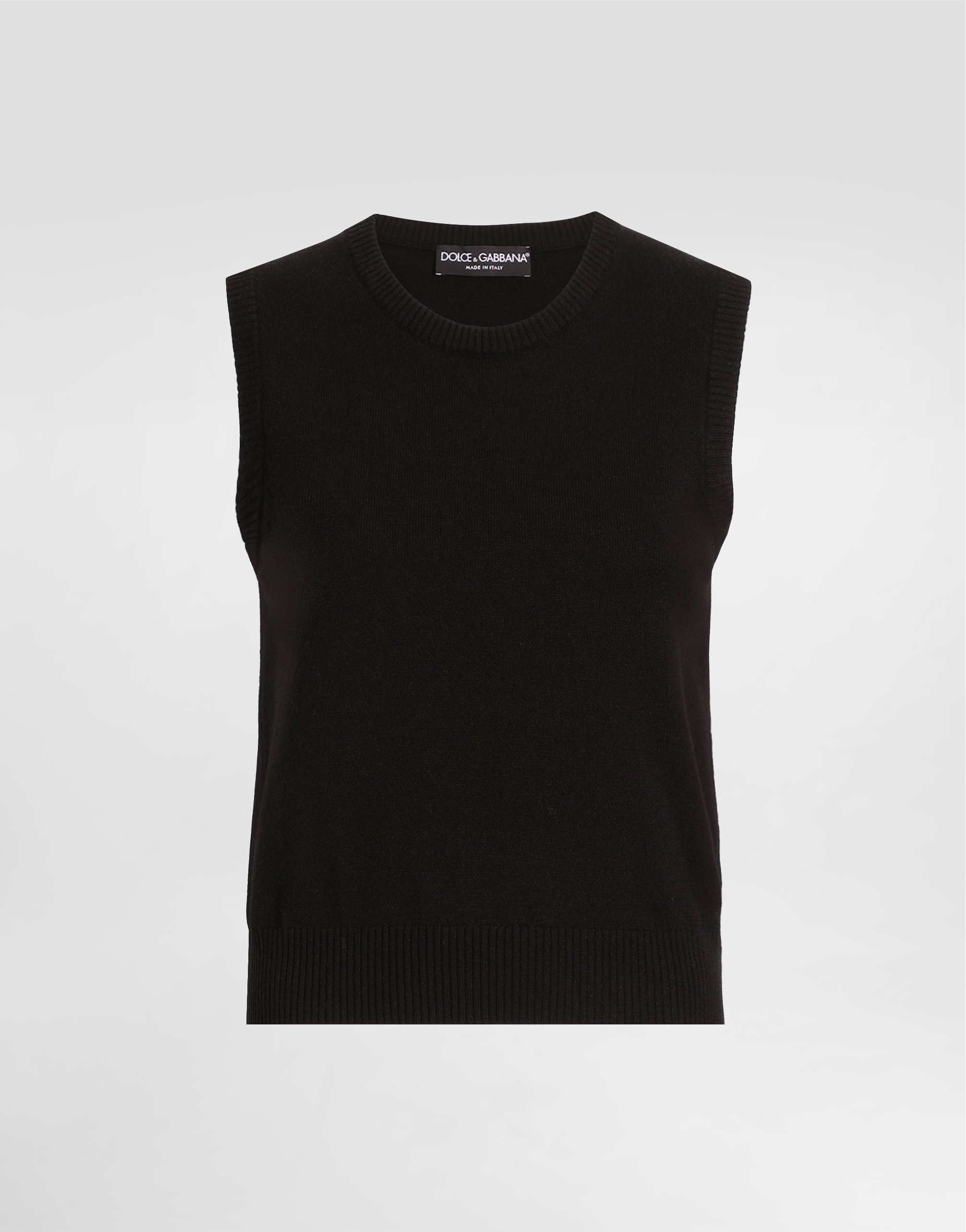 Dolce & Gabbana Pullover In Cashmere In Black