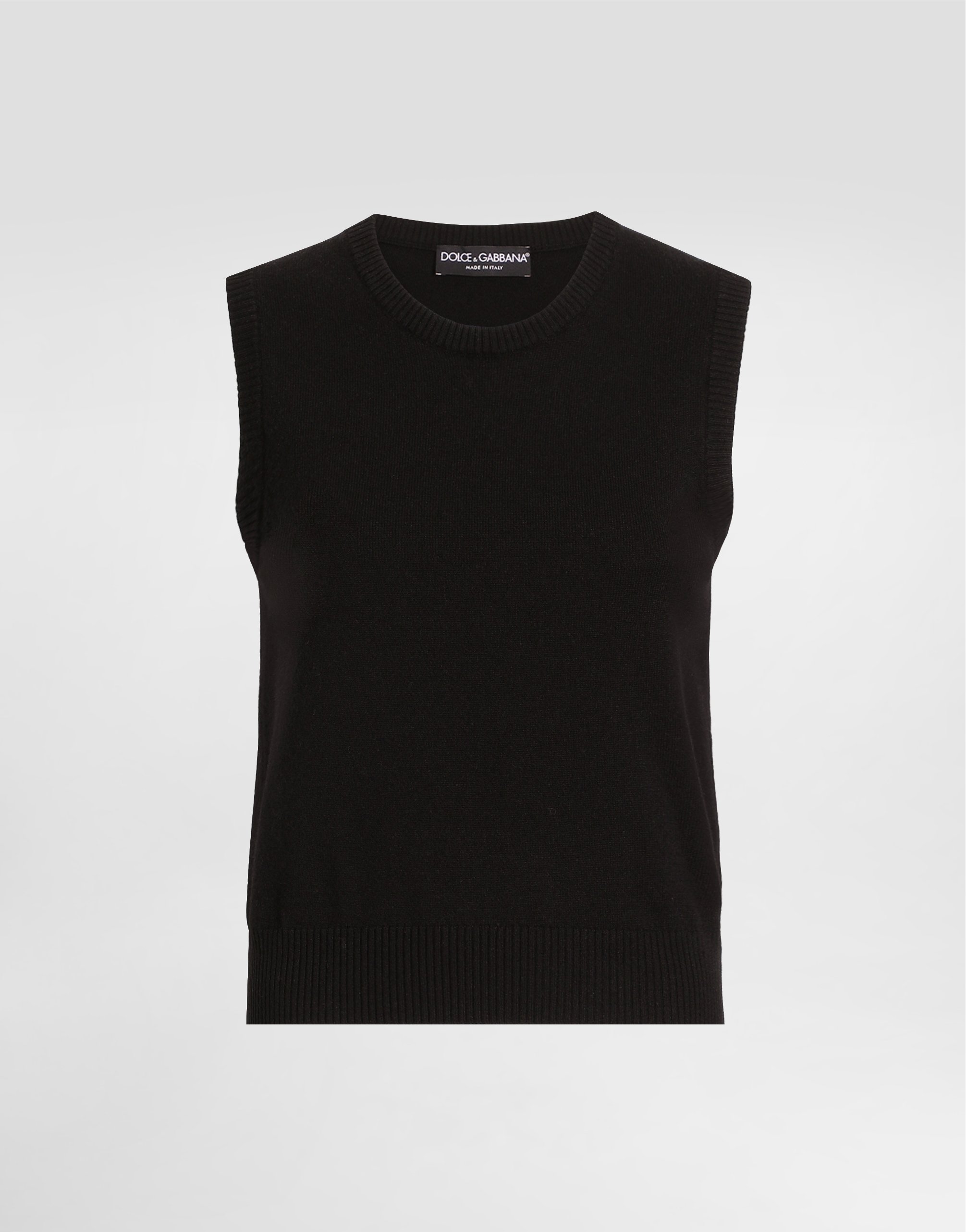 Dolce & Gabbana Pullover In Cashmere In Black