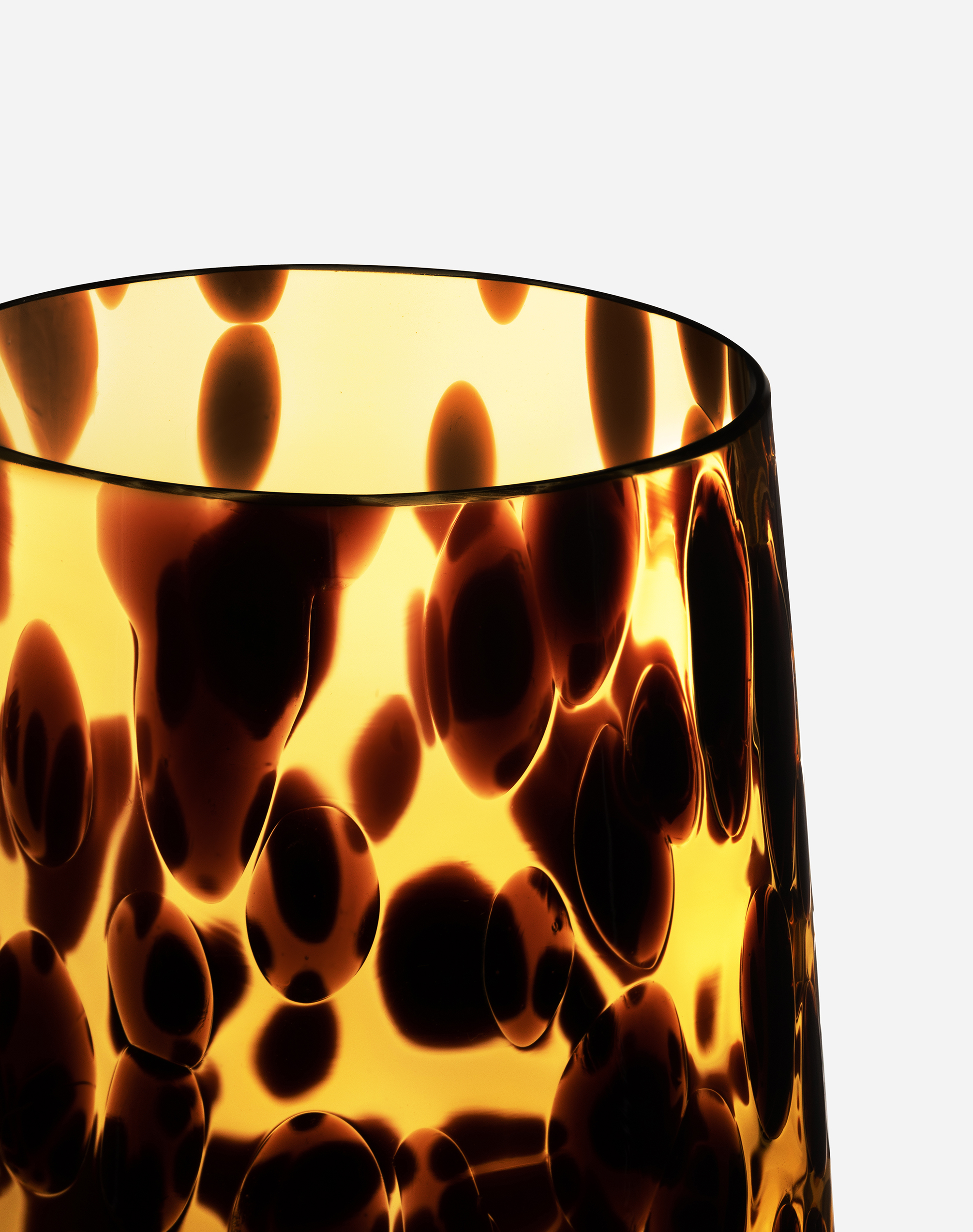 Shop Dolce & Gabbana Hand-blown Murano Cocktail Glass In Multicolor