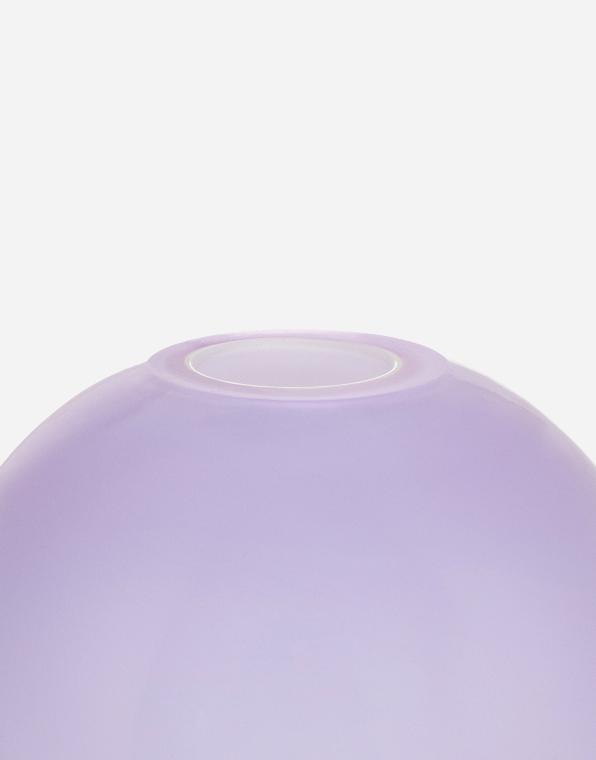 Dolce & Gabbana Small Vase In Murano Glass In Multicolor