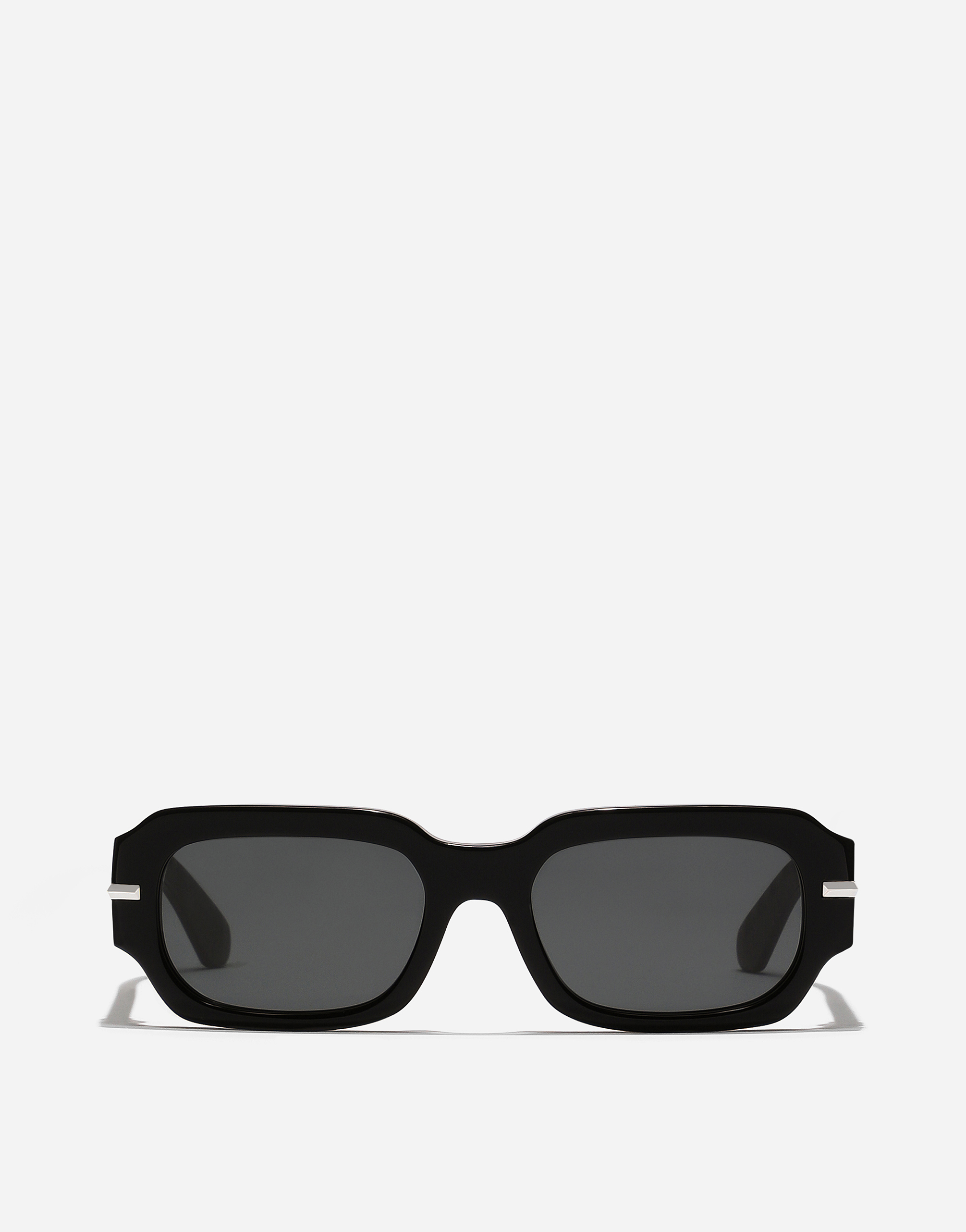 Dolce & Gabbana Dg Signature Sunglasses - Man New Arrivals Black Acetate Onesize