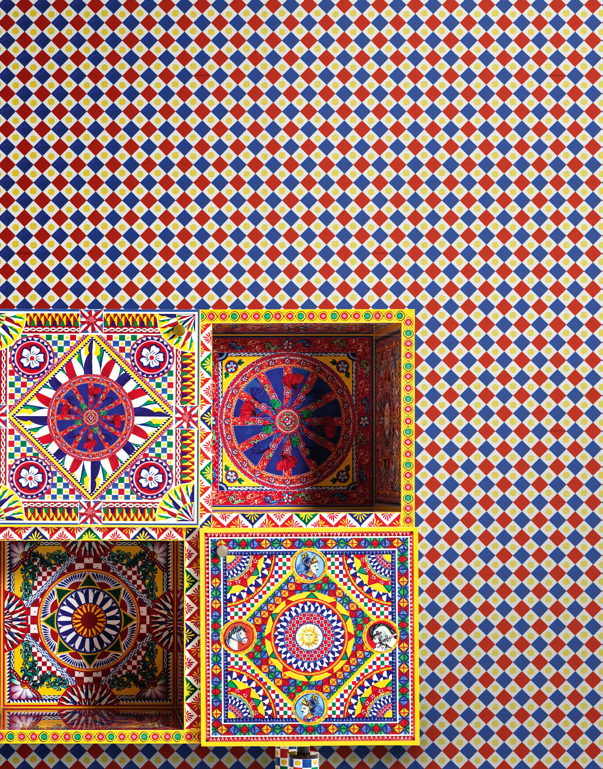 Dolce & Gabbana Wallpaper In Multicolor