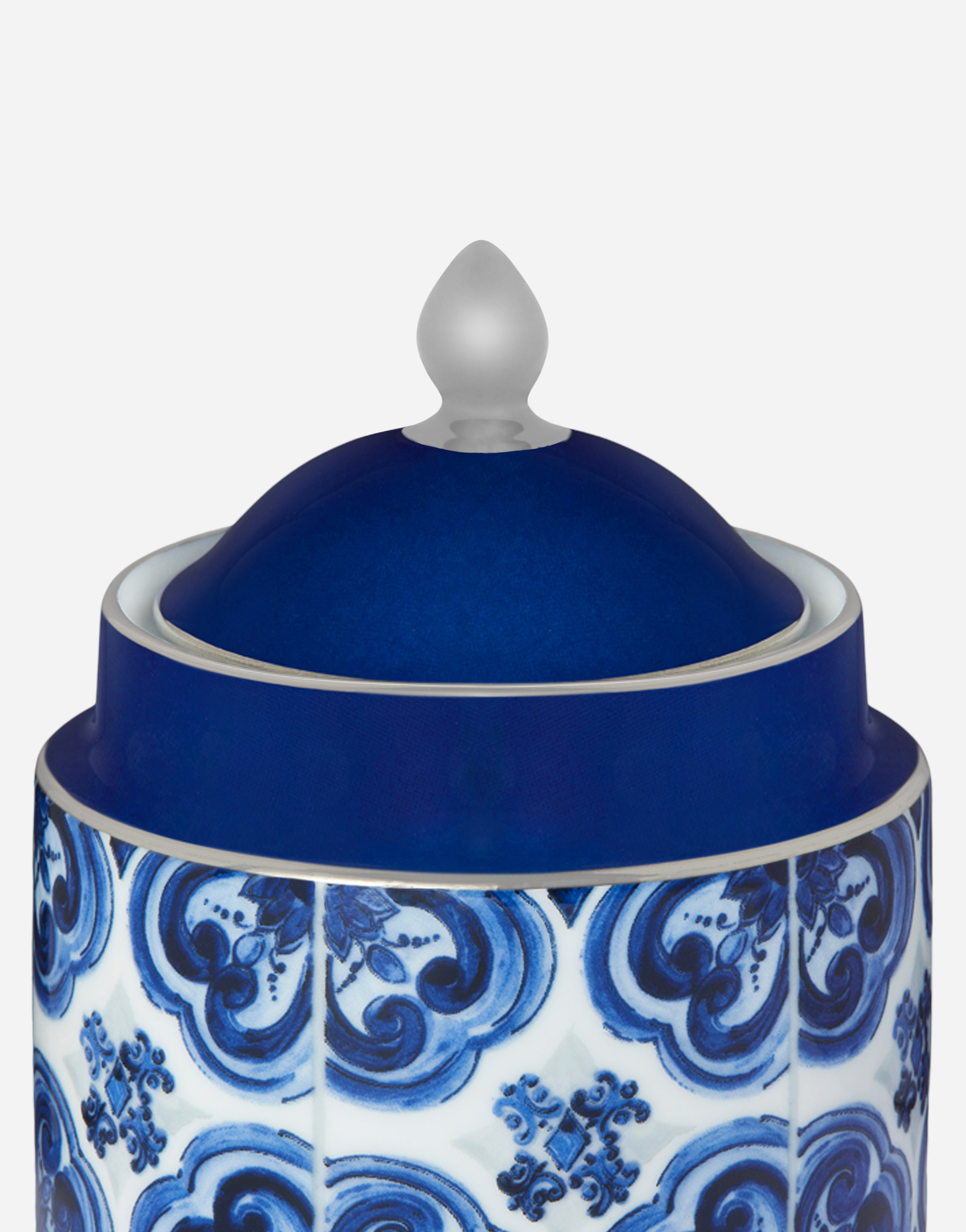 Shop Dolce & Gabbana Porcelain Sugar Bowl In Multicolor