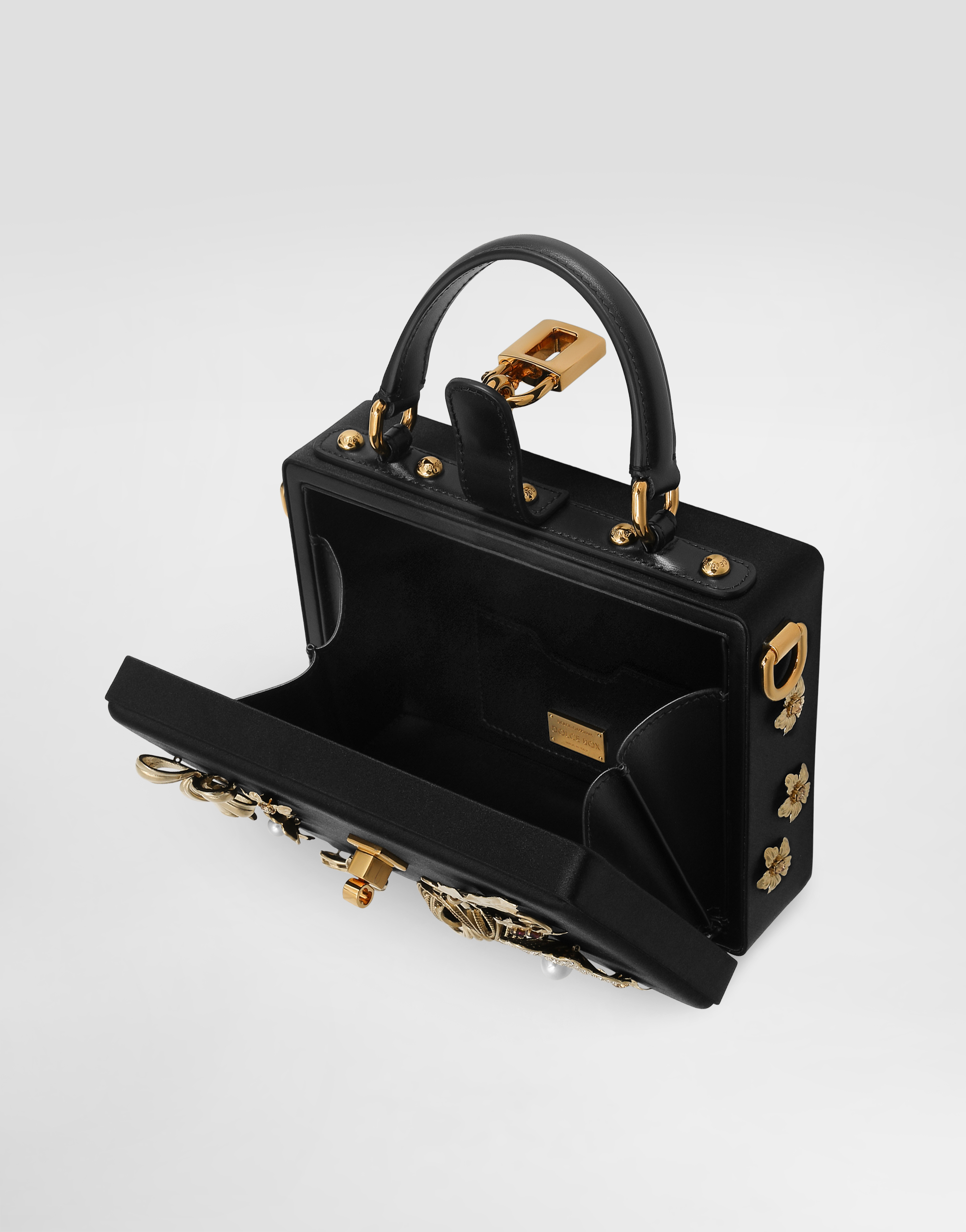 Dolce & Gabbana Dolce Box Handbag In Black