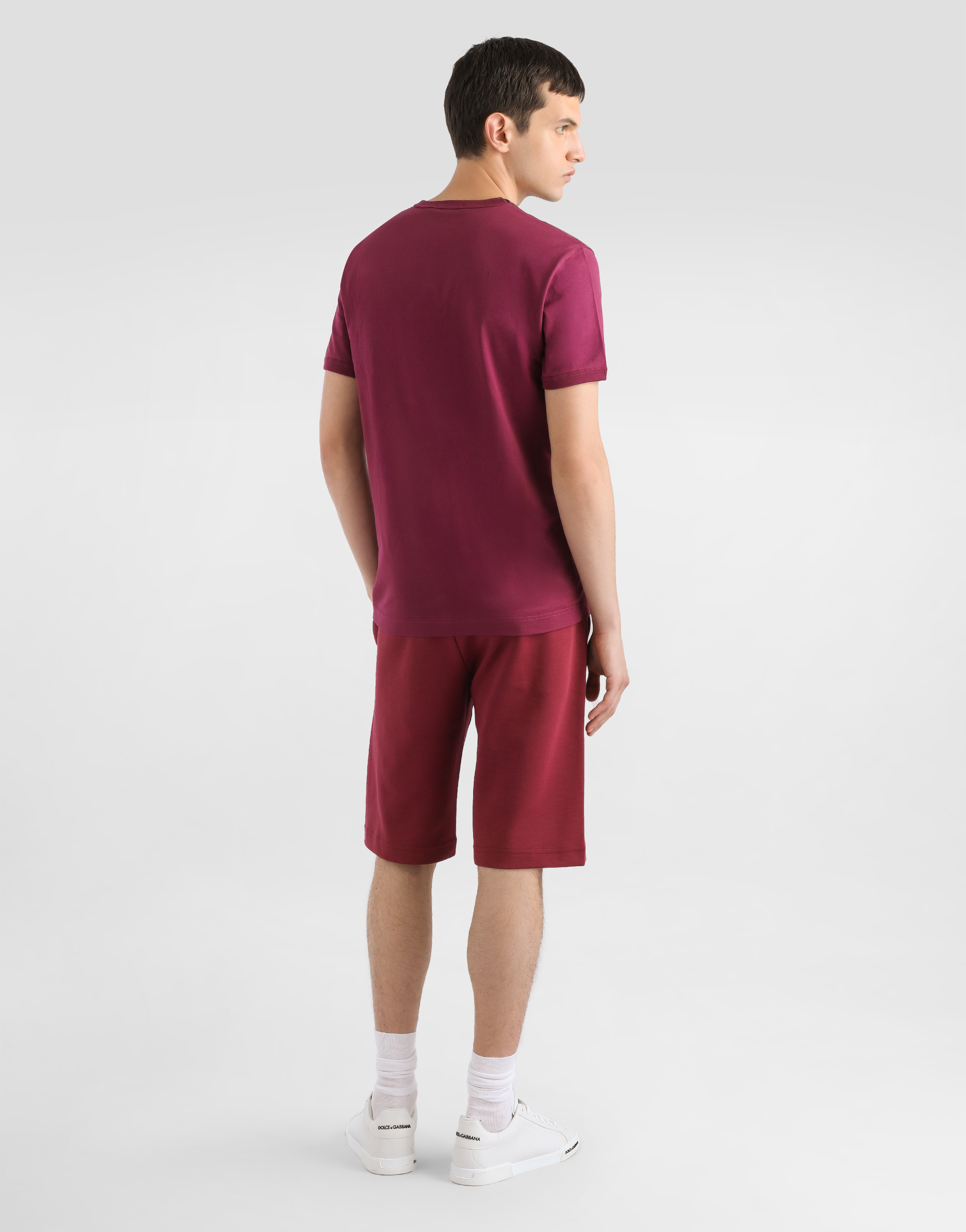 Cotton T-shirt with embroidery