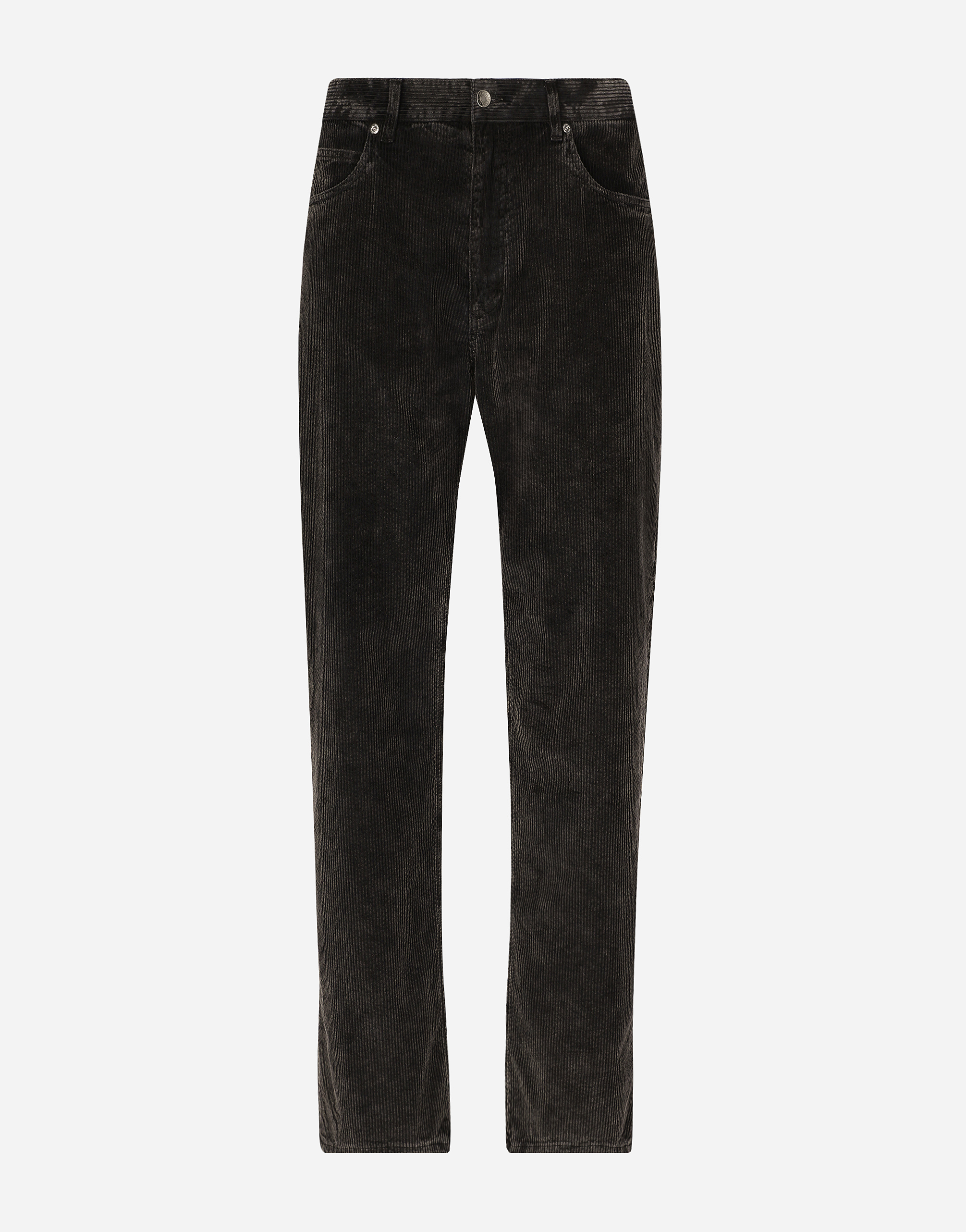 Dolce & Gabbana Oversize Velvet Pants - Man Pants And Shorts Black