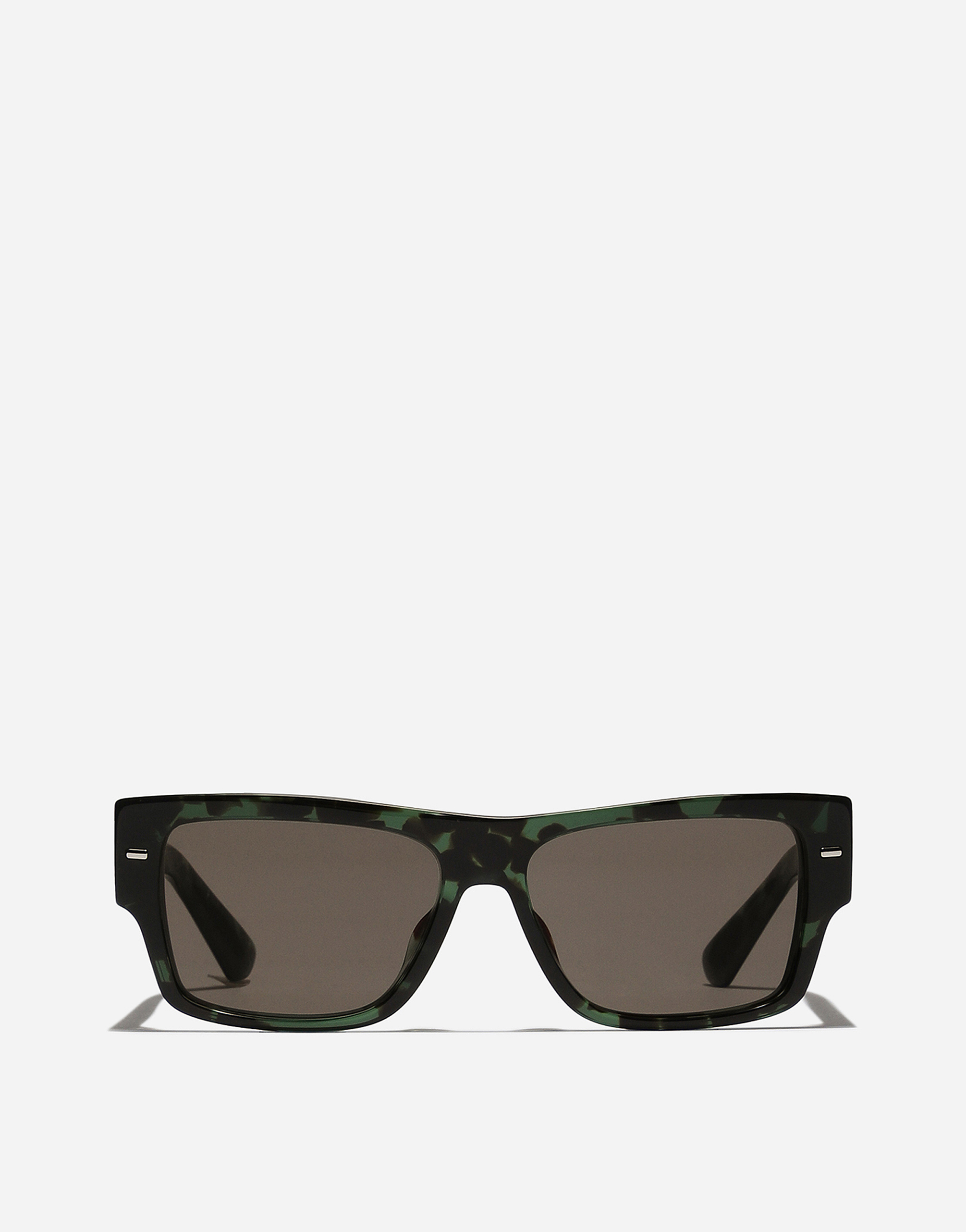 Shop Dolce & Gabbana Banano Sunglasses In Havana Green