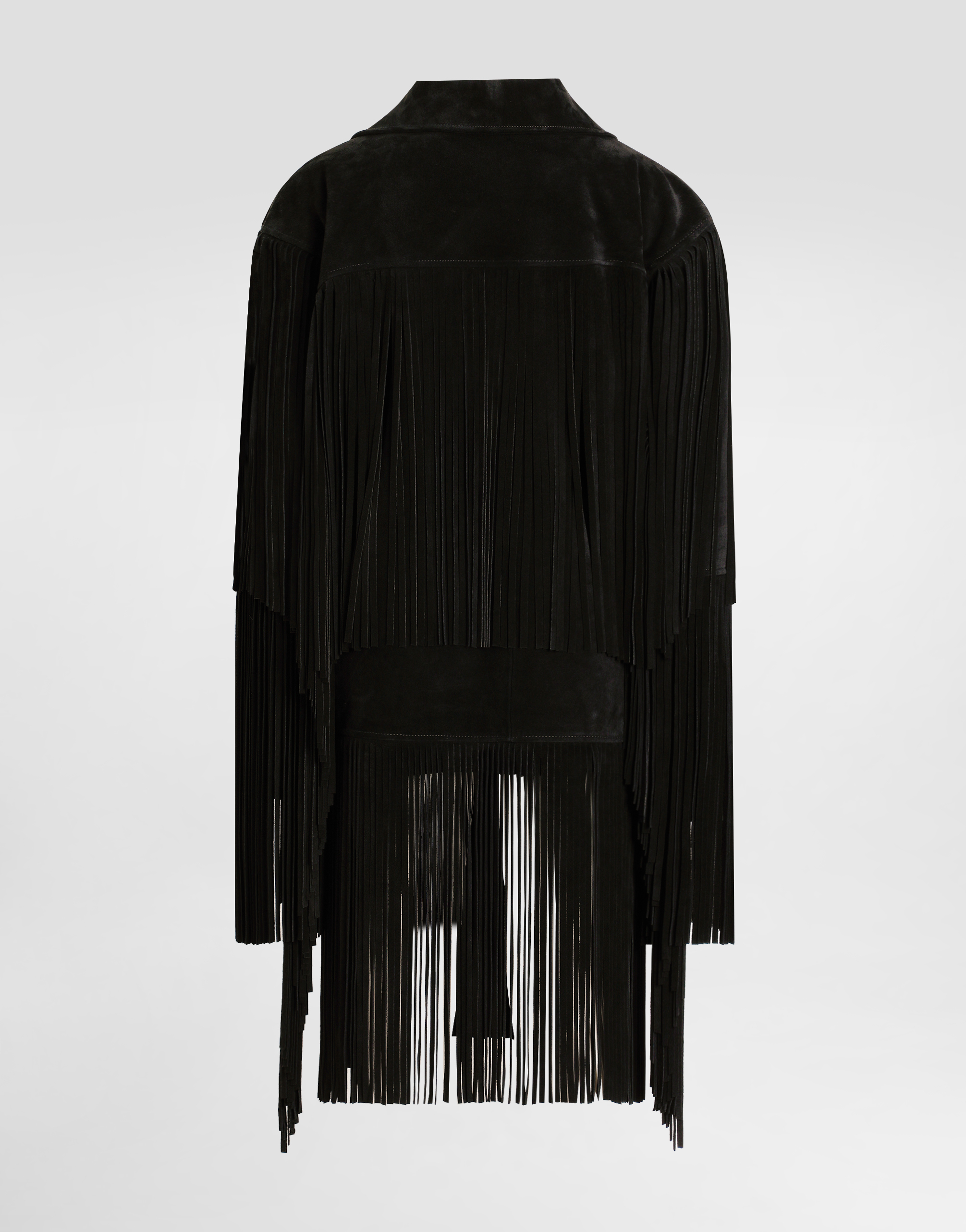 Split leather jacket