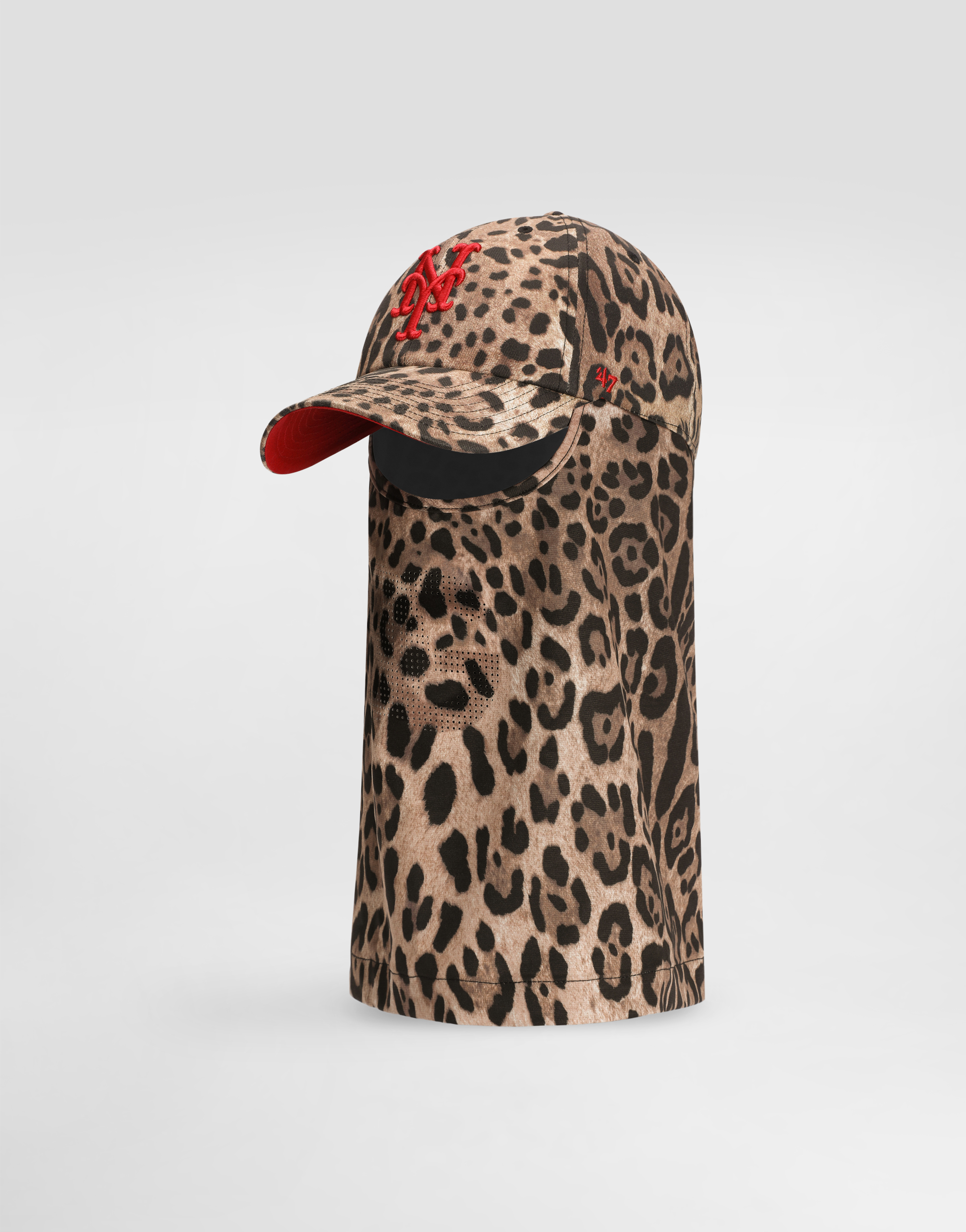 Dolce & Gabbana  X ’47 New York Mets Balaclava Stampa Leo - Uomo Cappelli E Guanti Stampa Animalier Onesize 