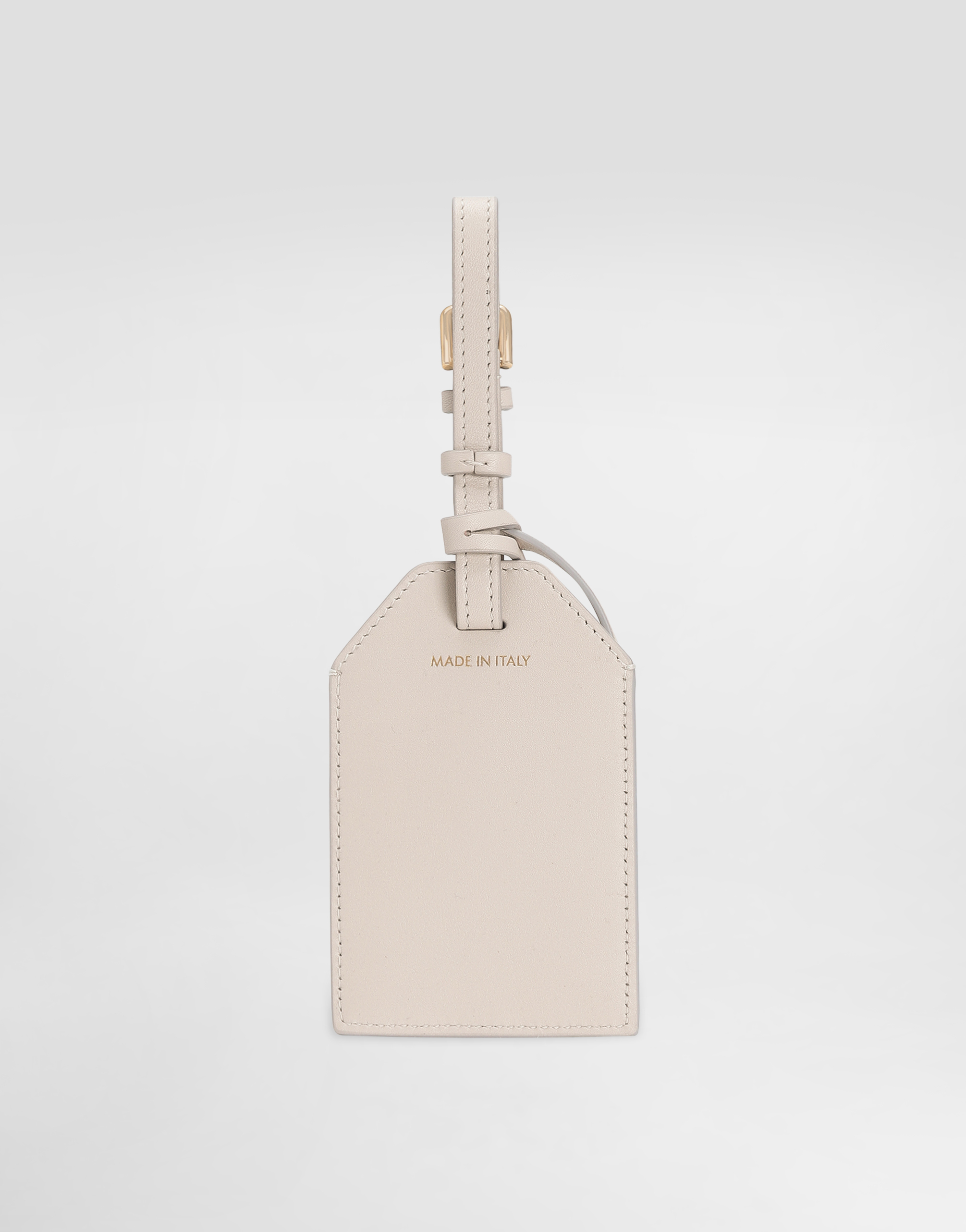  Dolce & Gabbana Dolce & Gabbana Calfskin Keychain - Woman Beige Onesize 