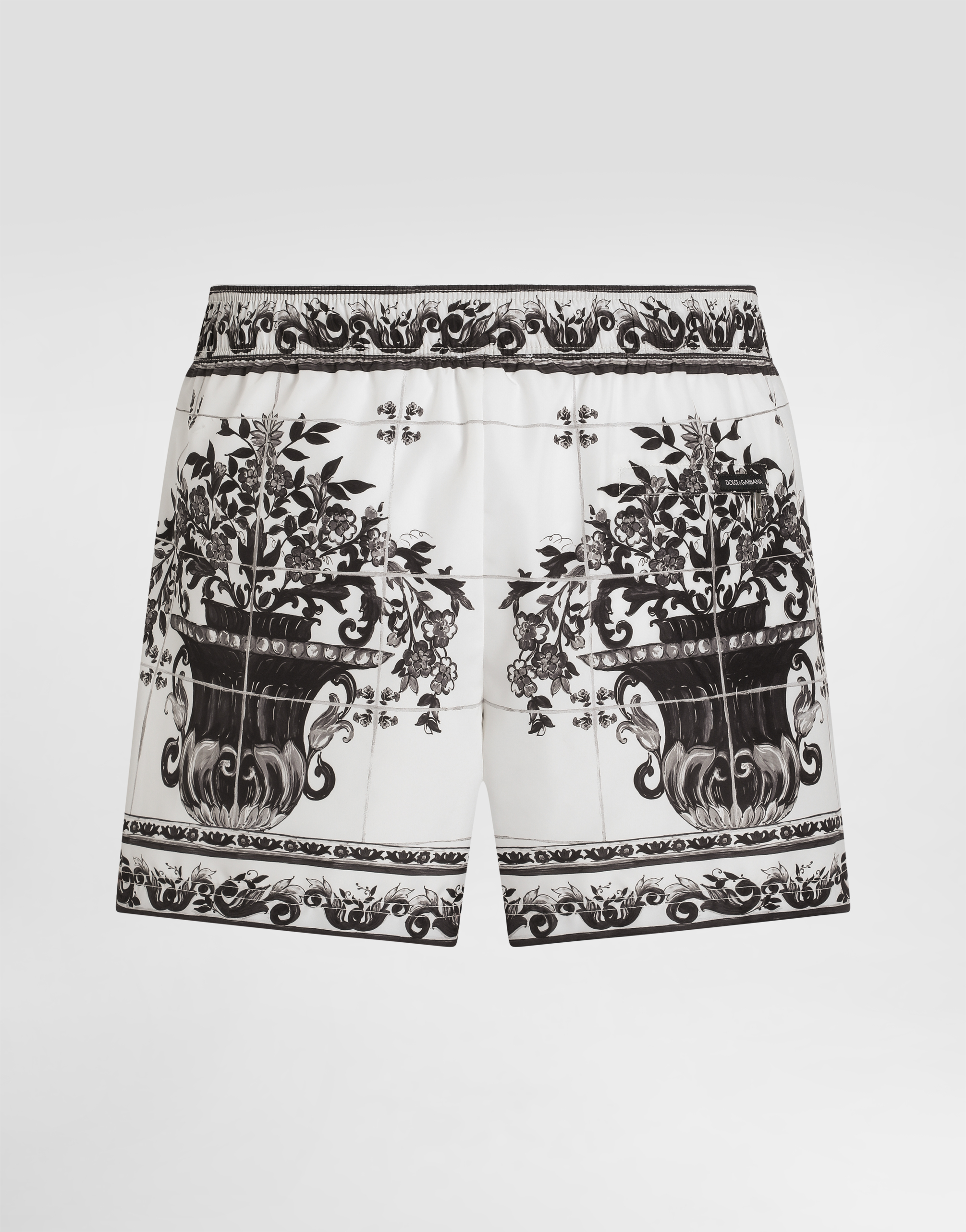 Dolce & Gabbana Graphic-print Swim Shorts