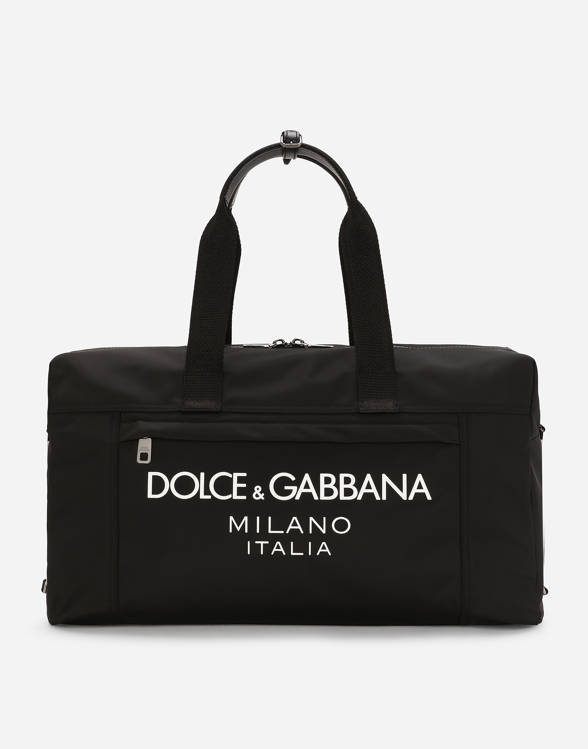 Blackのメンズ Nylon holdall | Dolce&Gabbana®