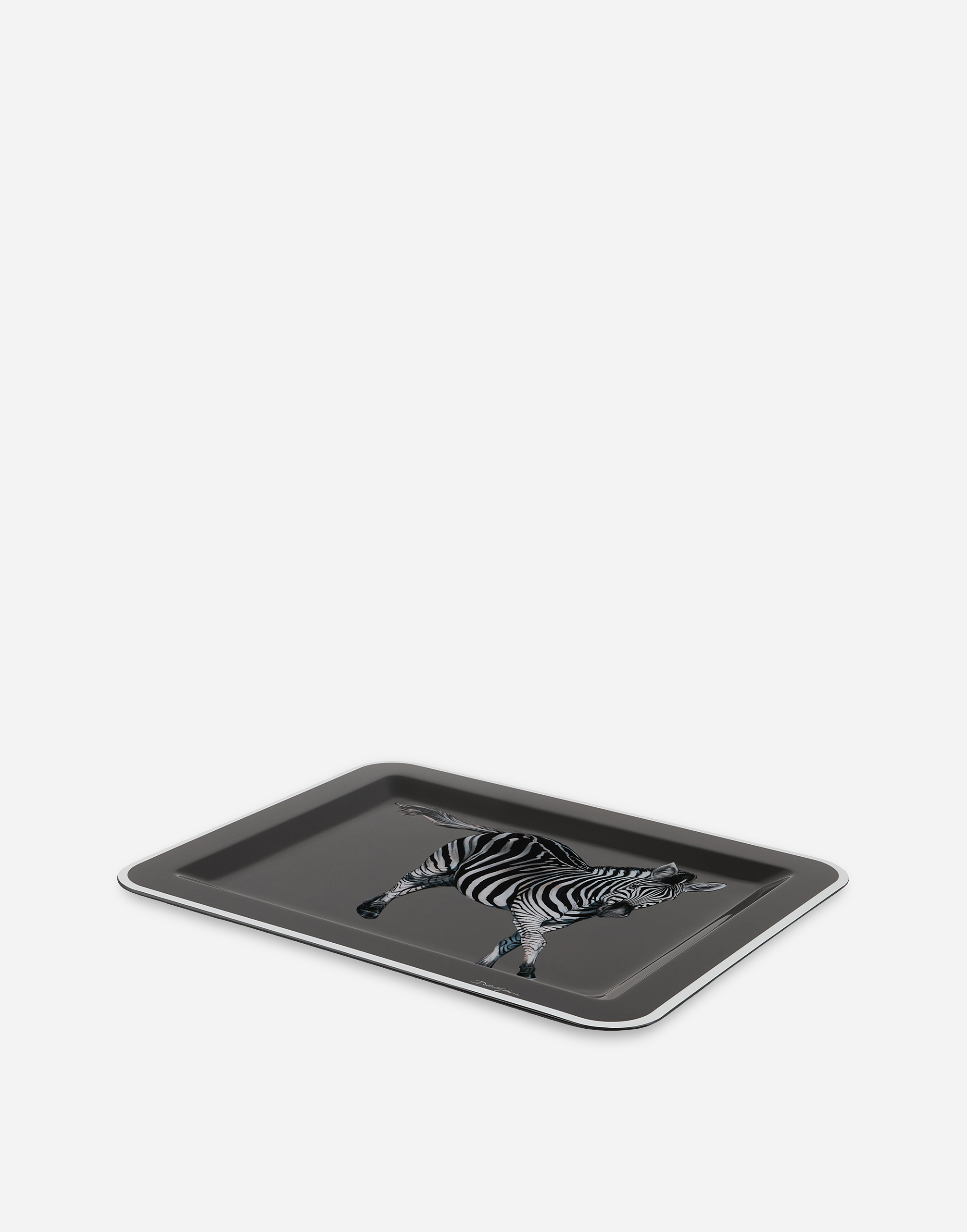 Dolce & Gabbana Wooden Tray Medium Multicolor Unisex Onesize In Multicolor