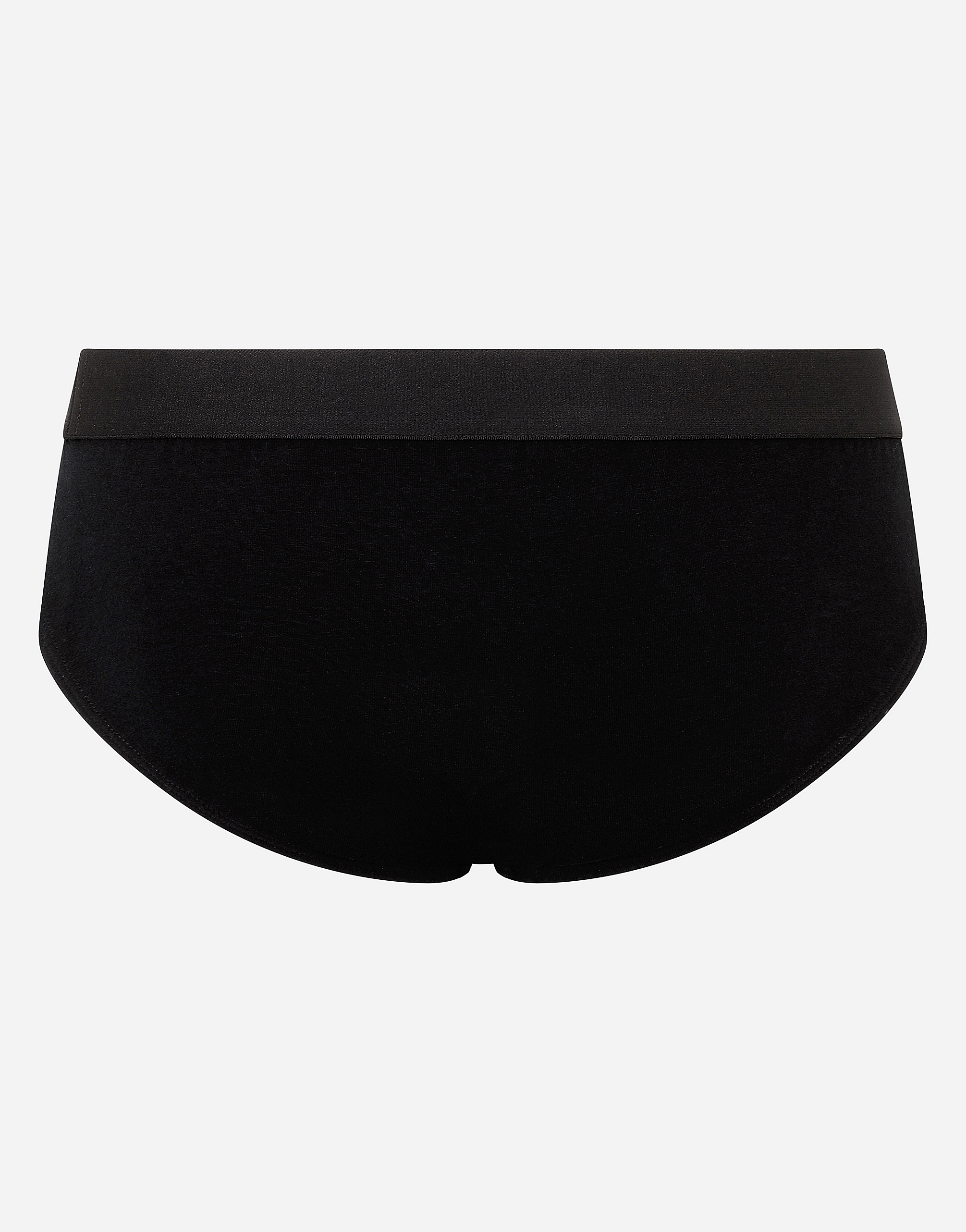 Stretch cotton mid briefs