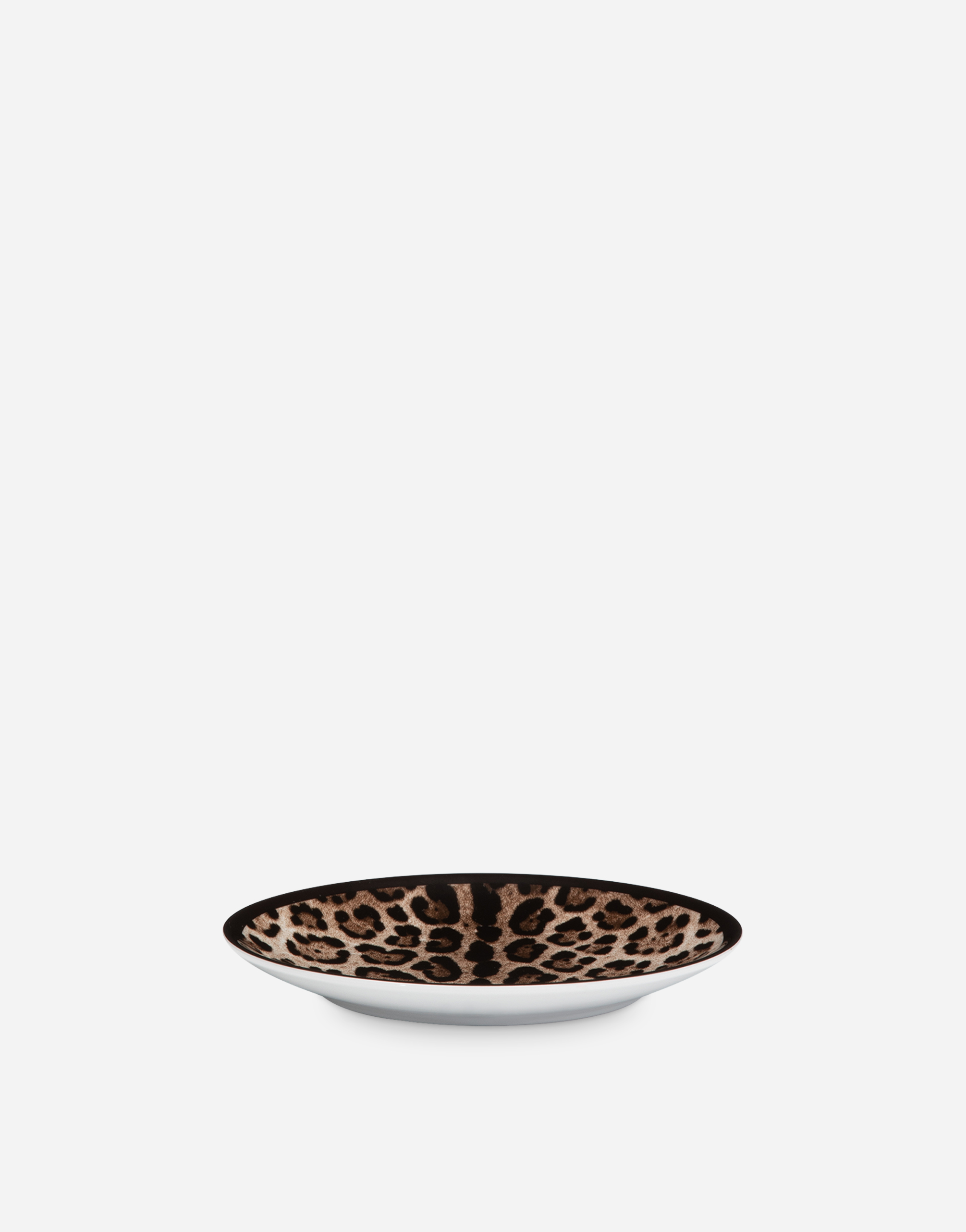 Dolce & Gabbana Set 2 Porcelain Dessert Plates Multicolor Unisex Onesize In Multicolor