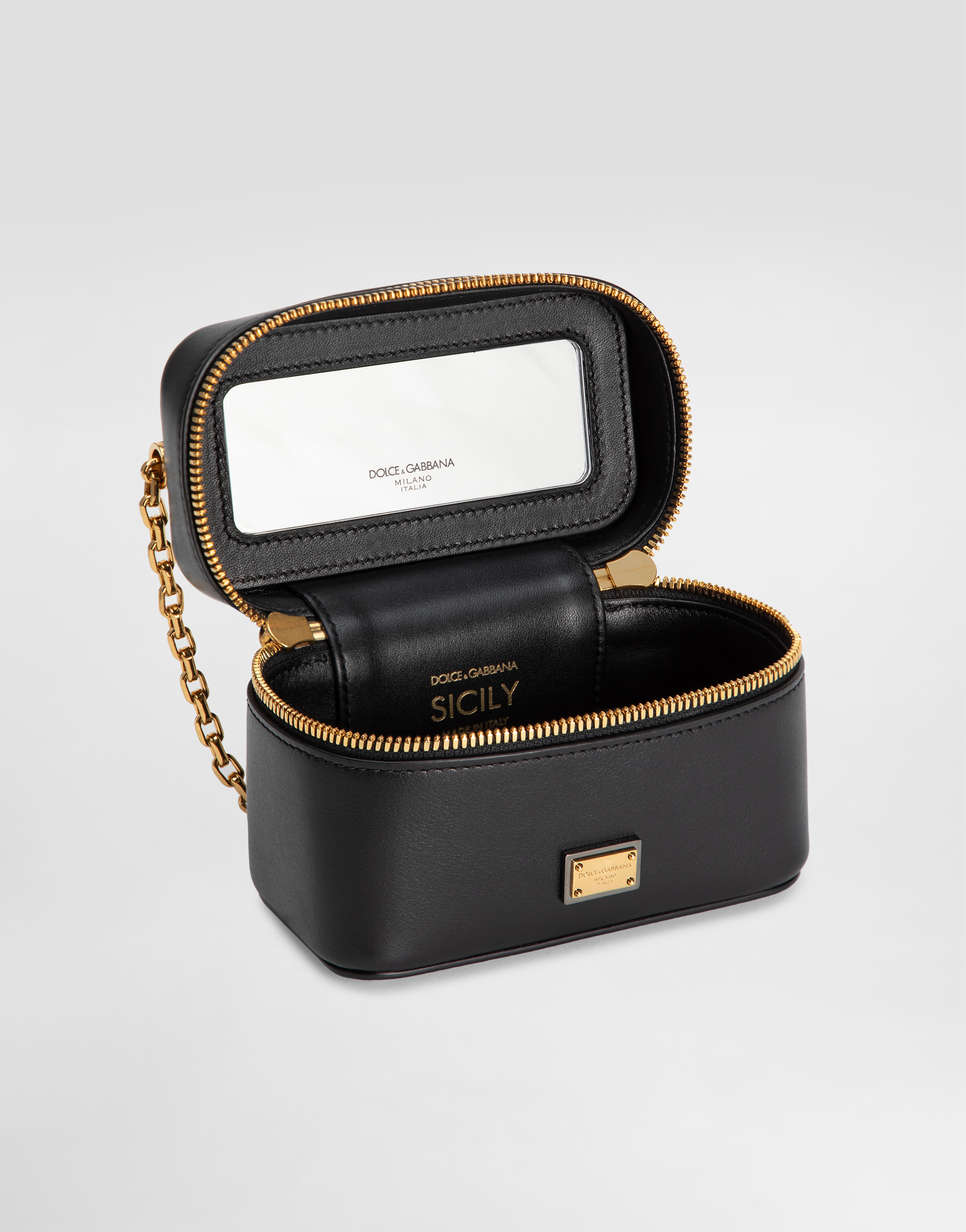 Dolce & Gabbana Sicily Handbag In Black