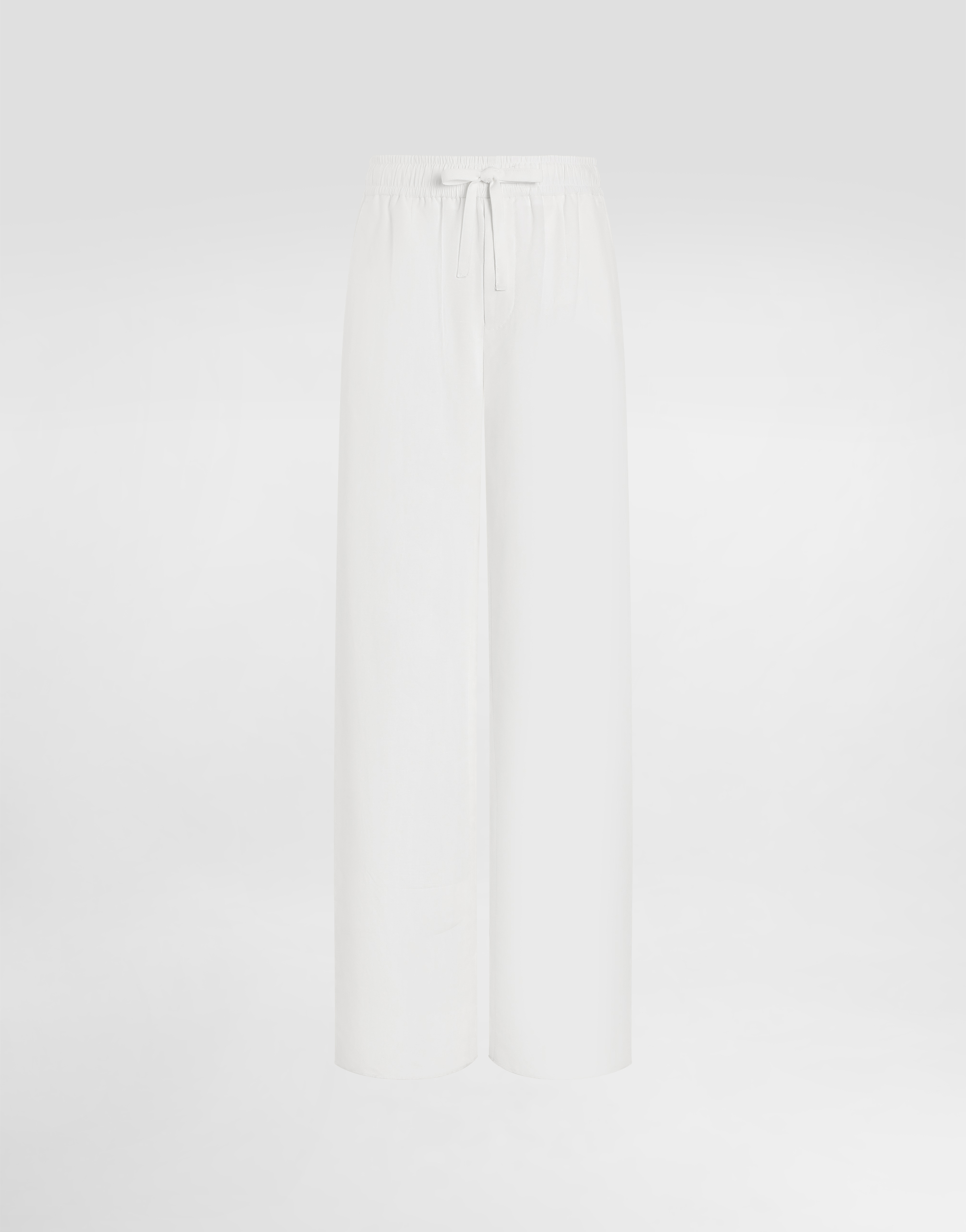 DOLCE & GABBANA LINEN-BLEND JOGGING PANTS