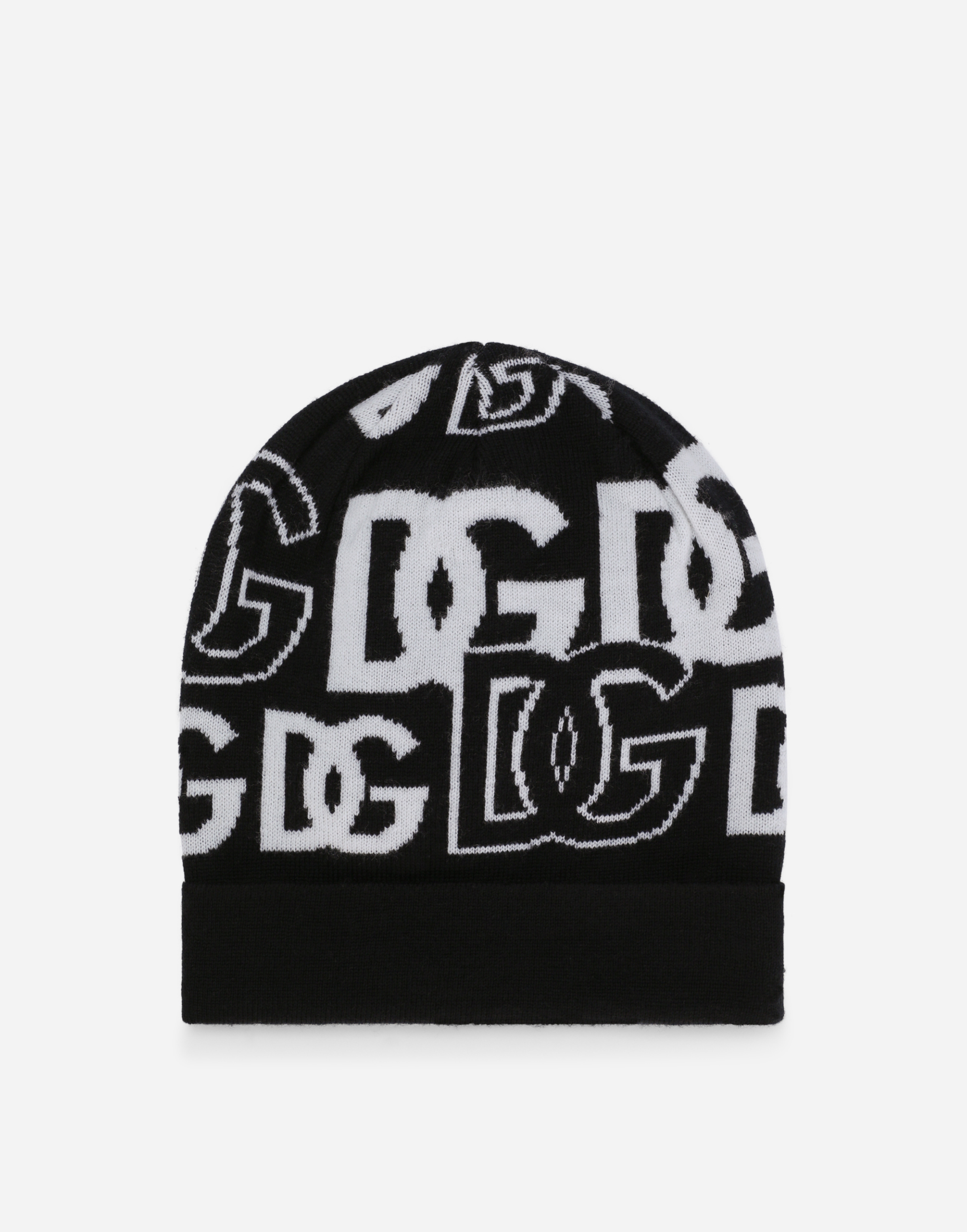 マルチカラーのウィメンズ ニットキャップ DGロゴジャカード