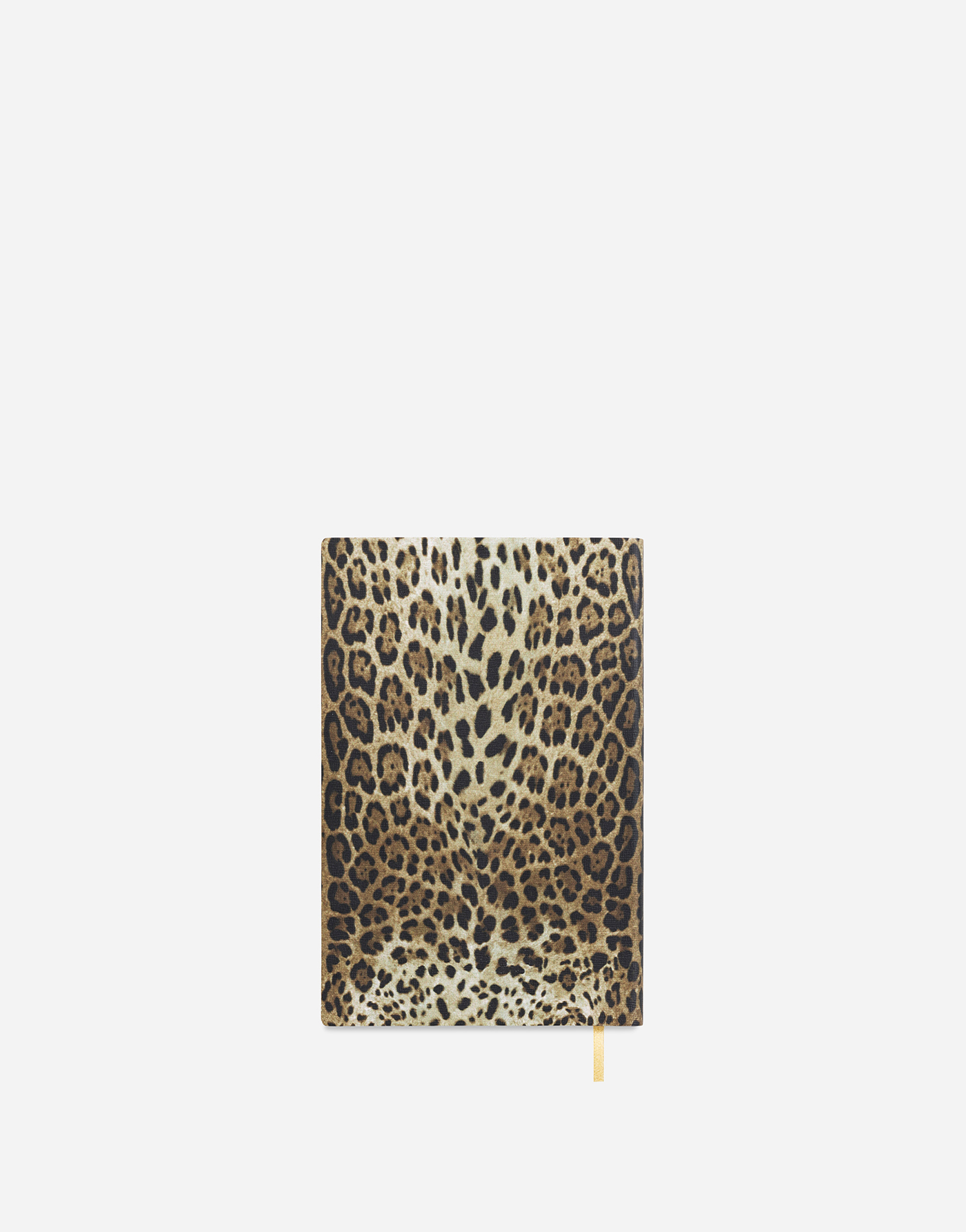 Shop Dolce & Gabbana Small Ruled Notebook Leather Cover In Multicolor