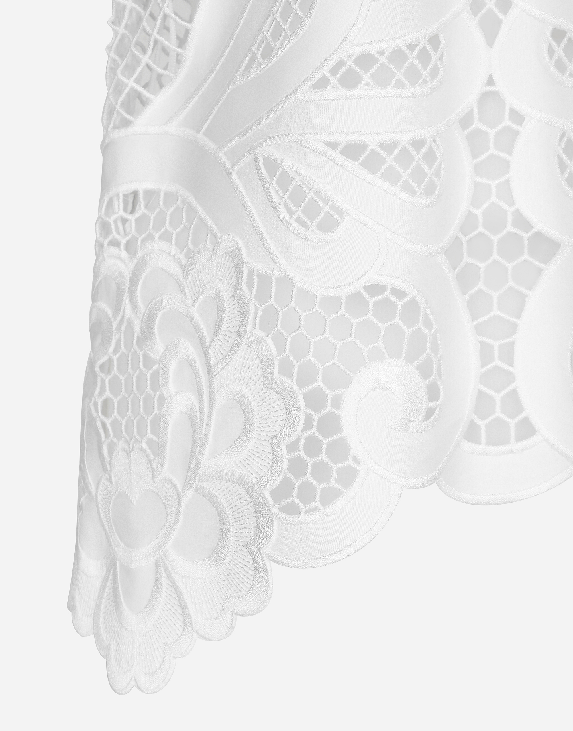 Cotton top with cut-out detailing