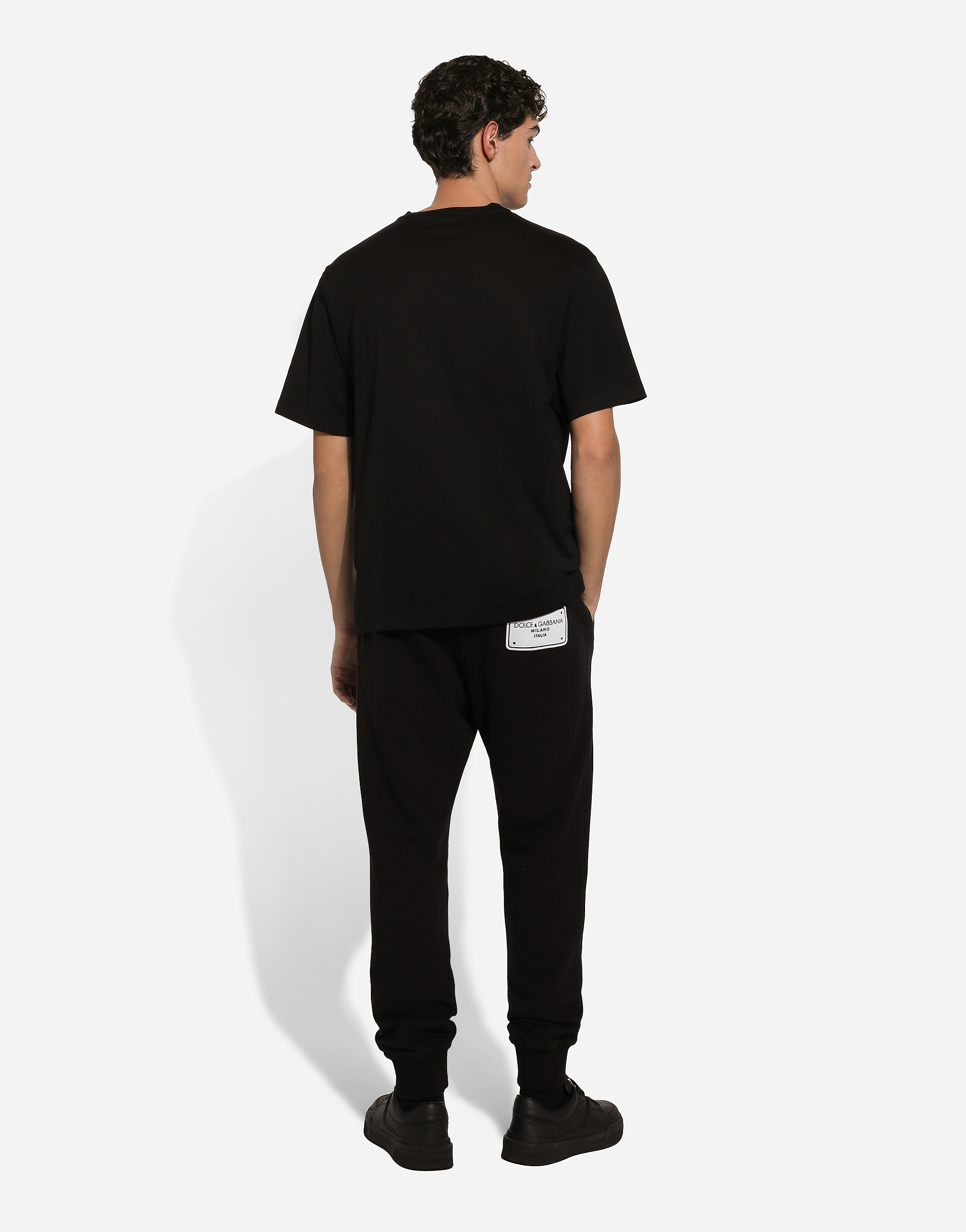 Dolce & Gabbana Jersey Crewneck T-shirt In ブラック