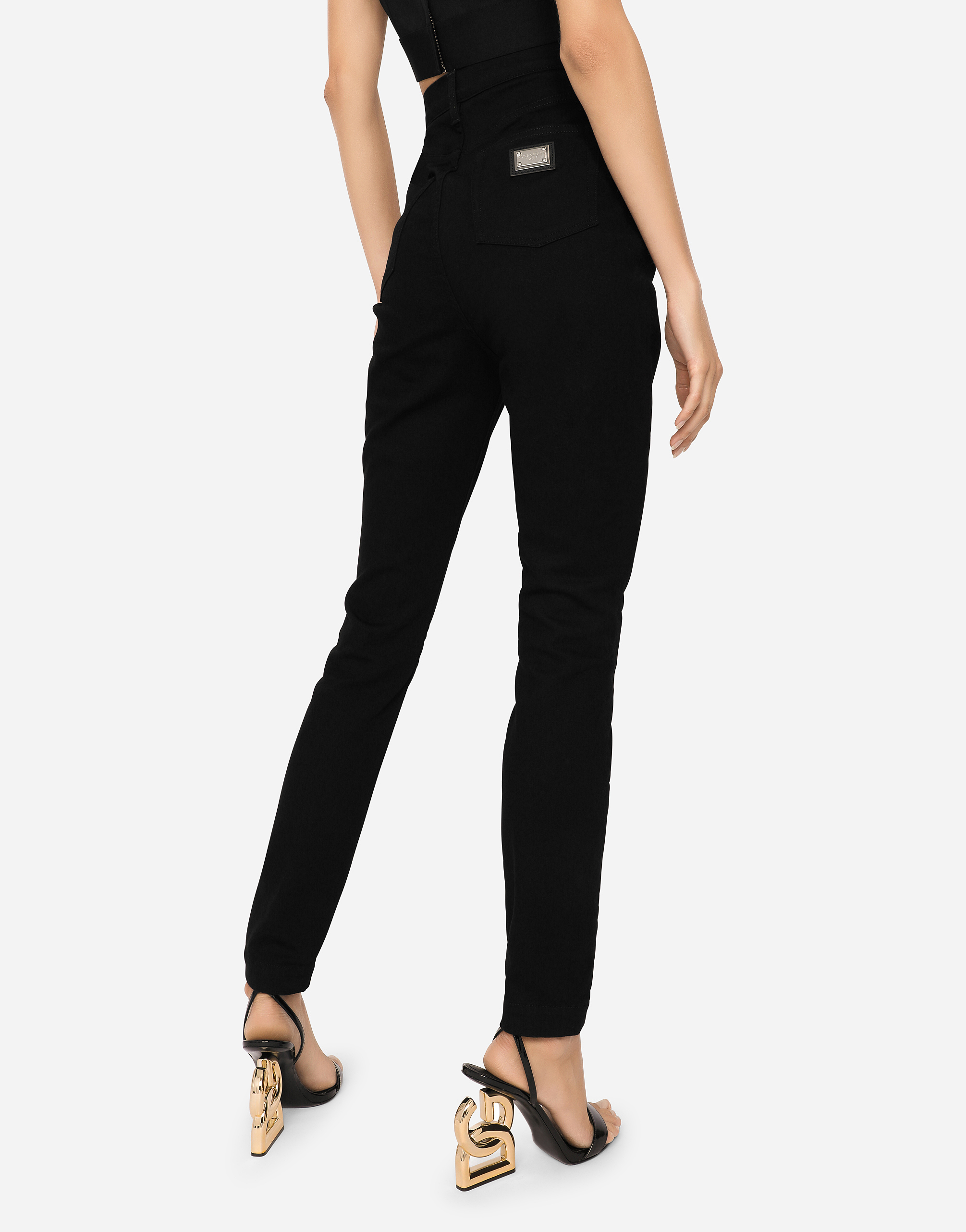 DOLCE & GABBANA STRETCH DENIM GRACE JEANS