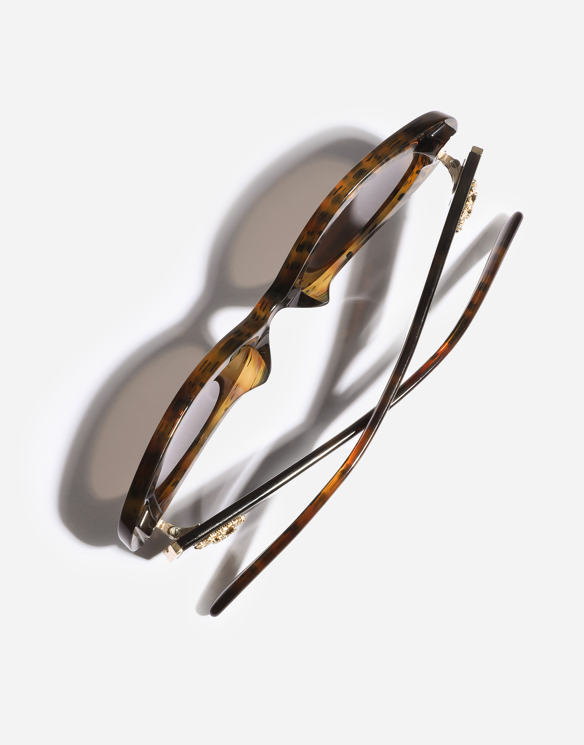 Dolce & Gabbana Devotion Sunglasses In Brown