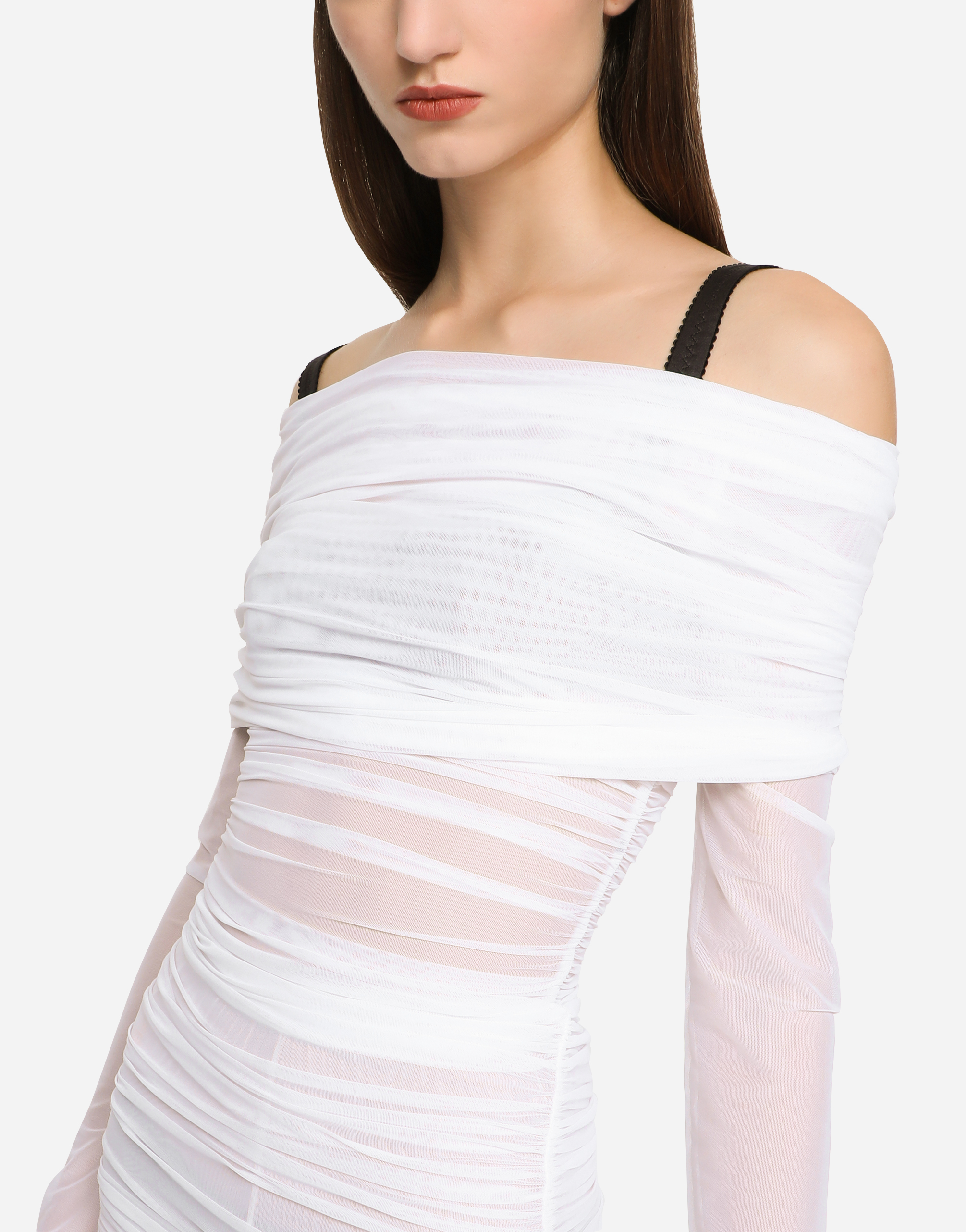 DOLCE & GABBANA KIM DOLCE&GABBANA TULLE CALF-LENGTH DRESS