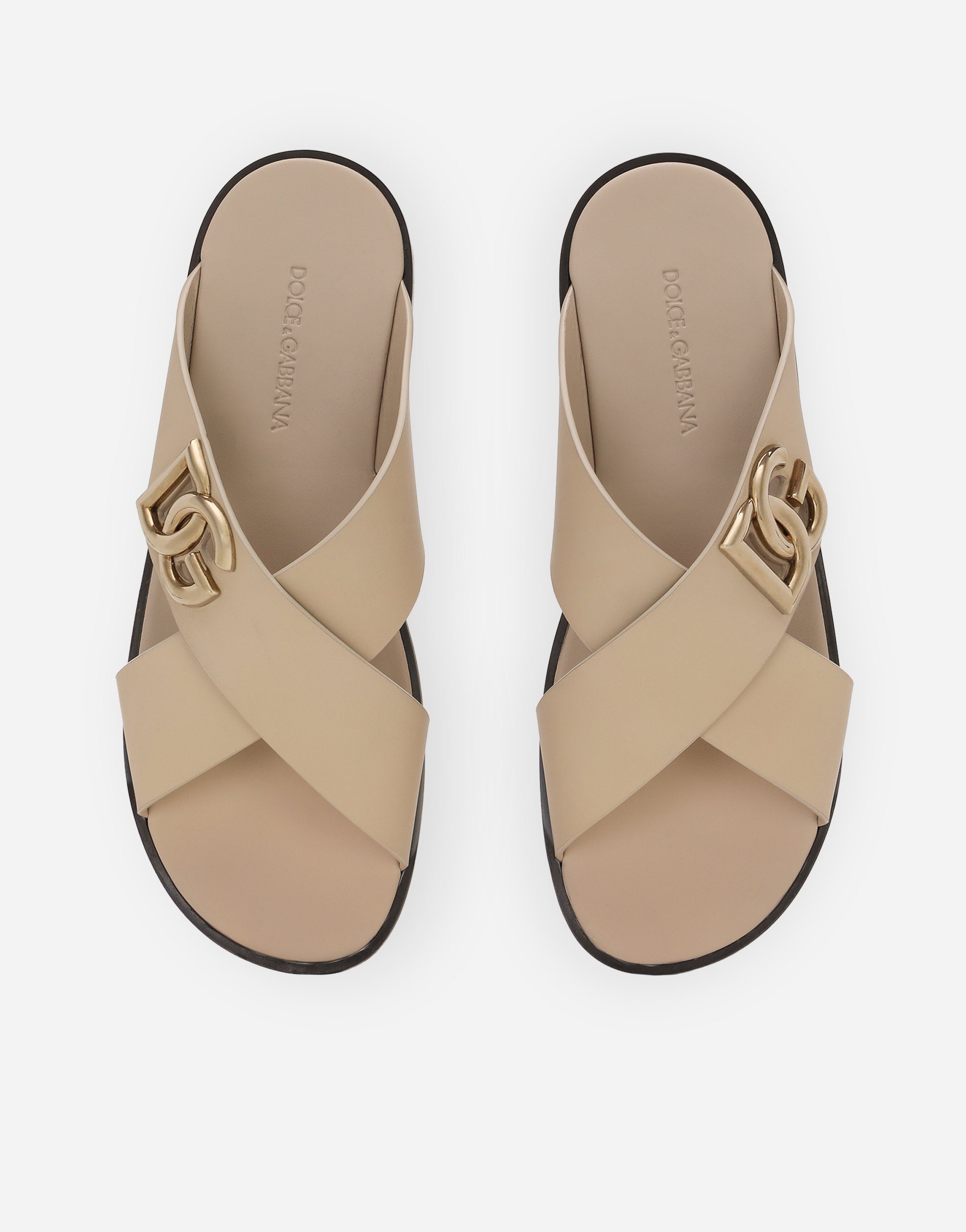 Calfskin sandals