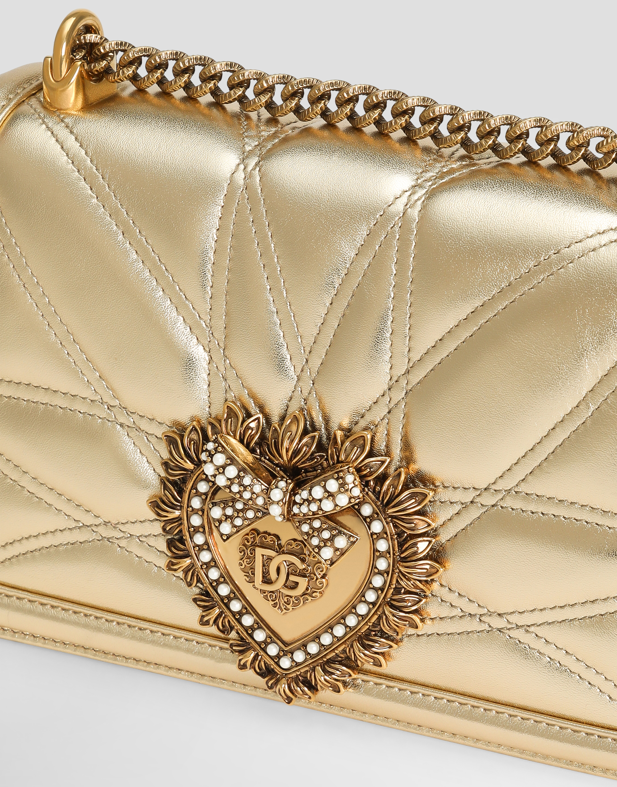 Medium Devotion bag in quilted nappa leather