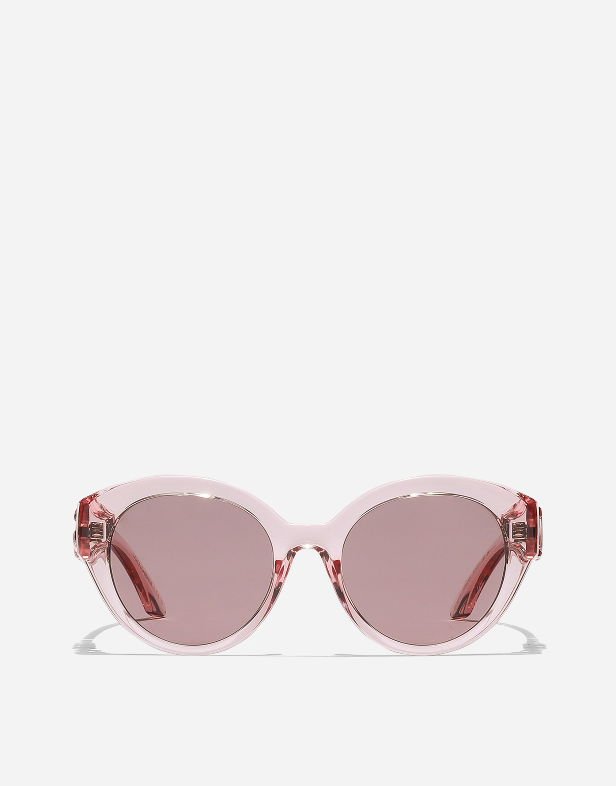 Dolce & Gabbana Everyday Flower Sunglasses In Transparent Pink