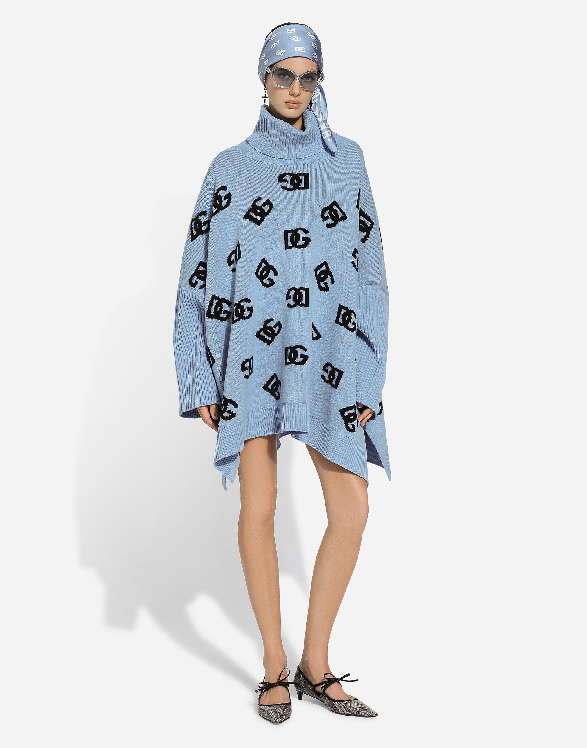 Dolce & Gabbana Cape In Azure