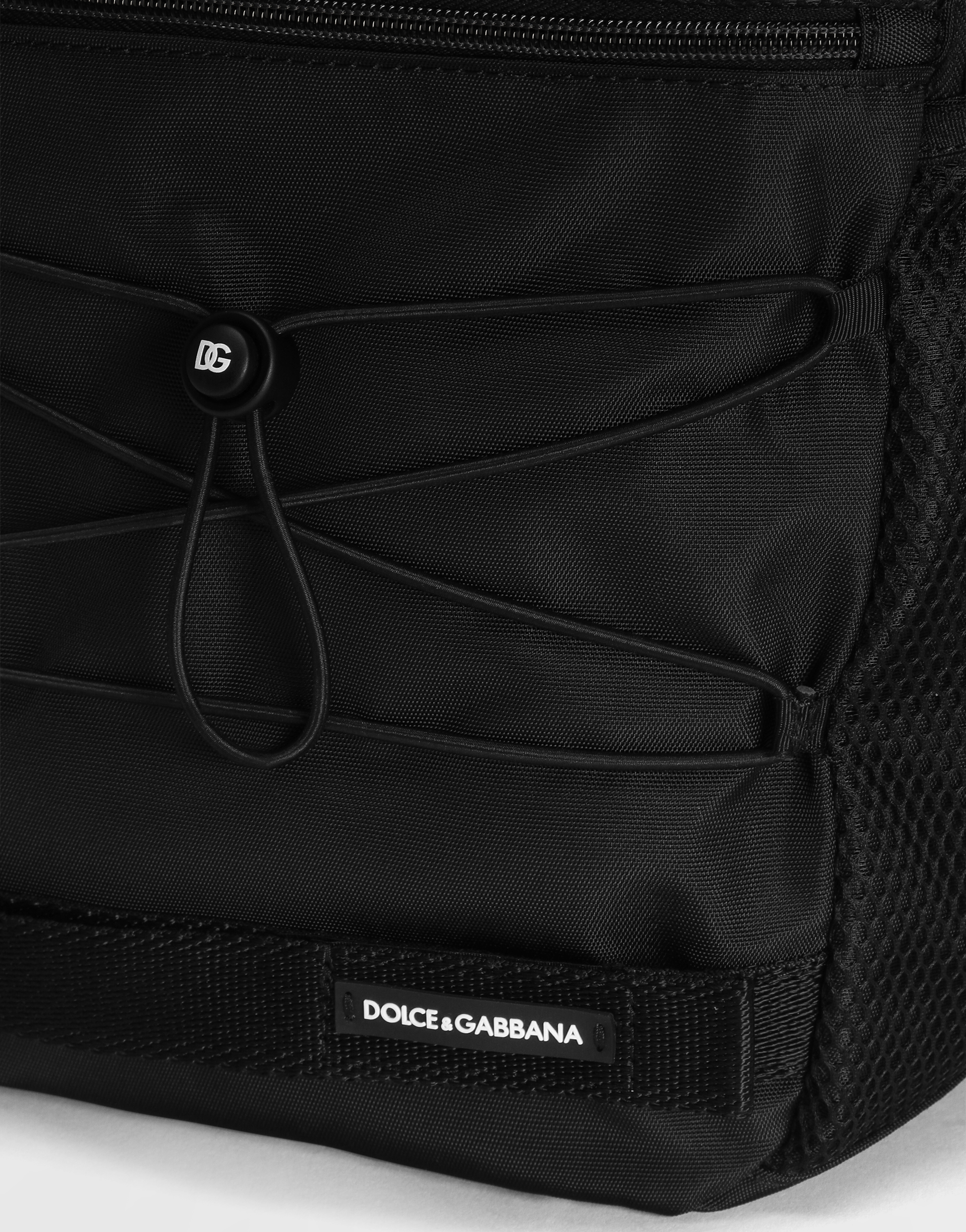Nylon mesh backpack with DG logo