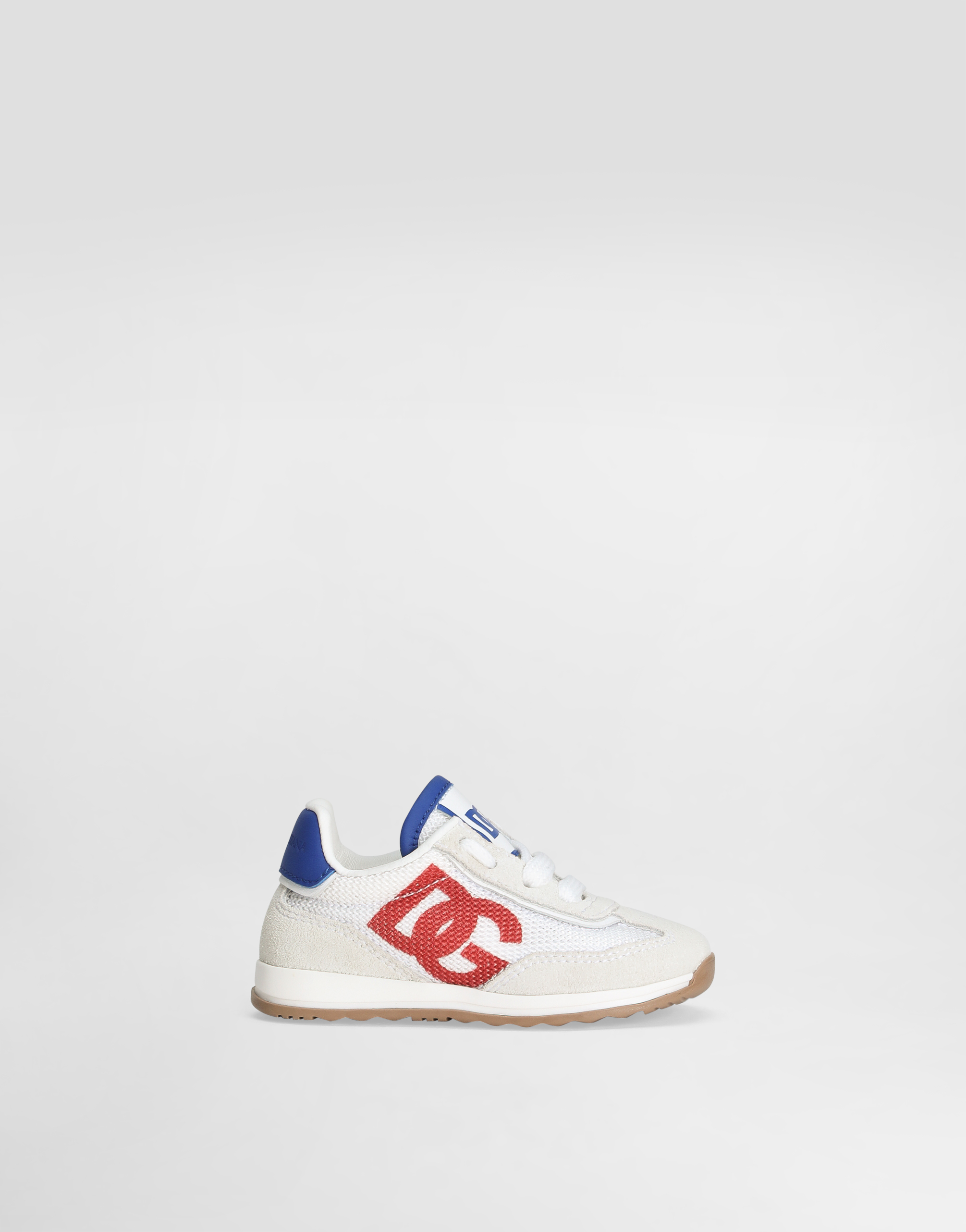 Mesh and calfskin nappa DG Cushion sneakers