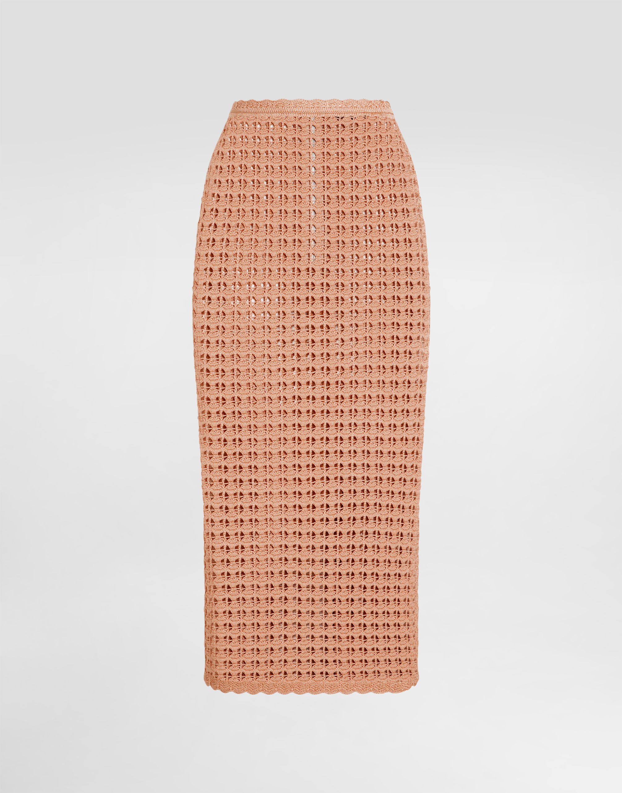 Dolce & Gabbana Crochet-knit Midi Skirt