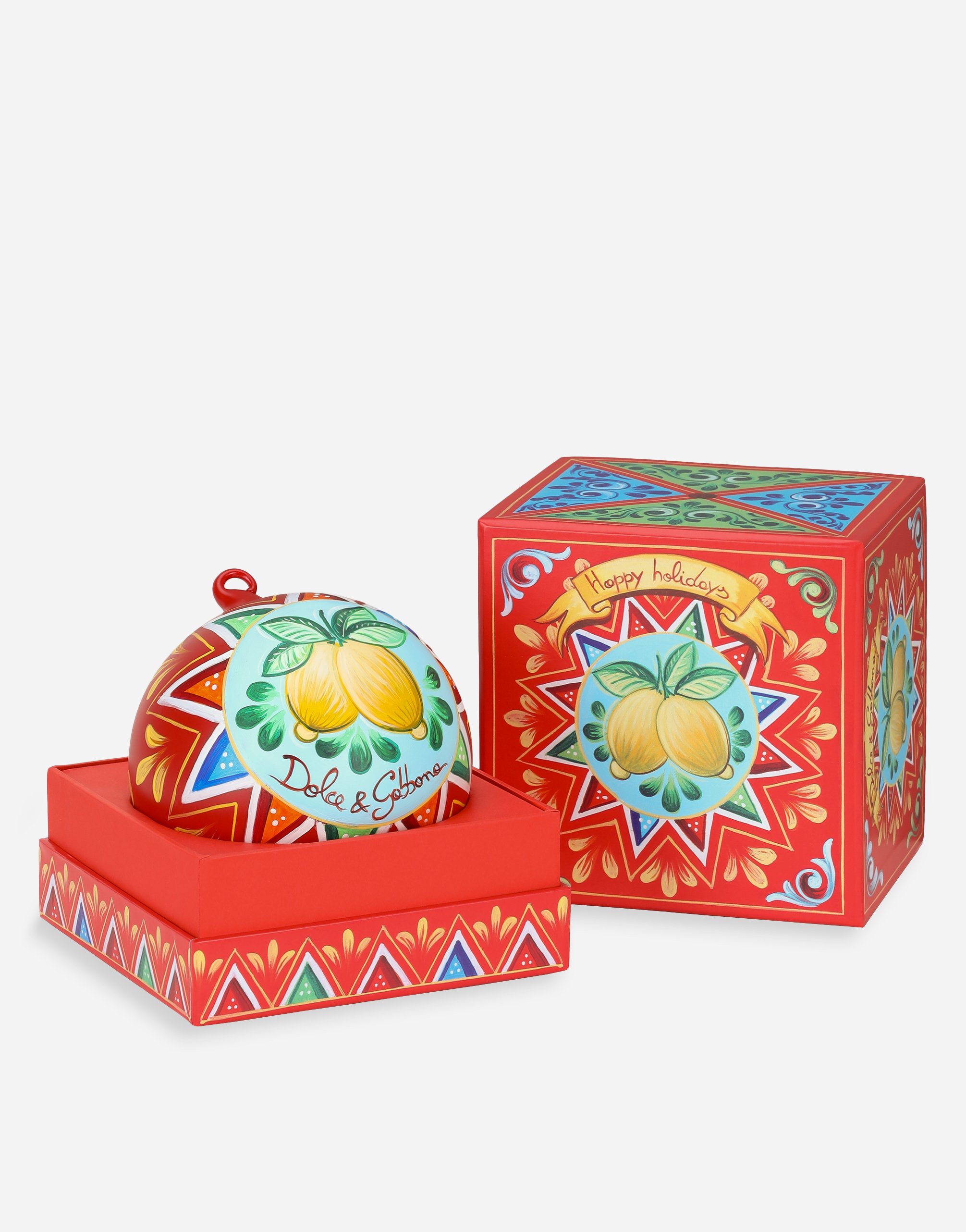 Decorative glass ball in Multicolor | Dolce&Gabbana® US