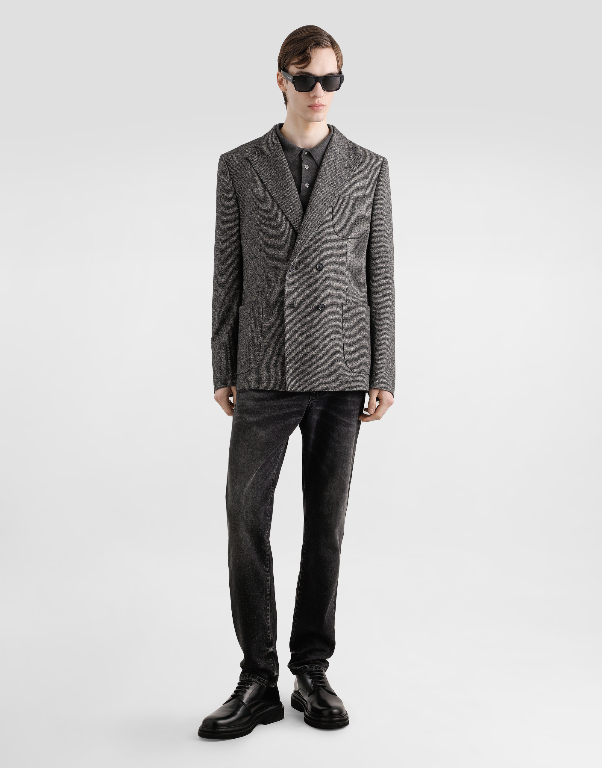 Cashmere polo shirt