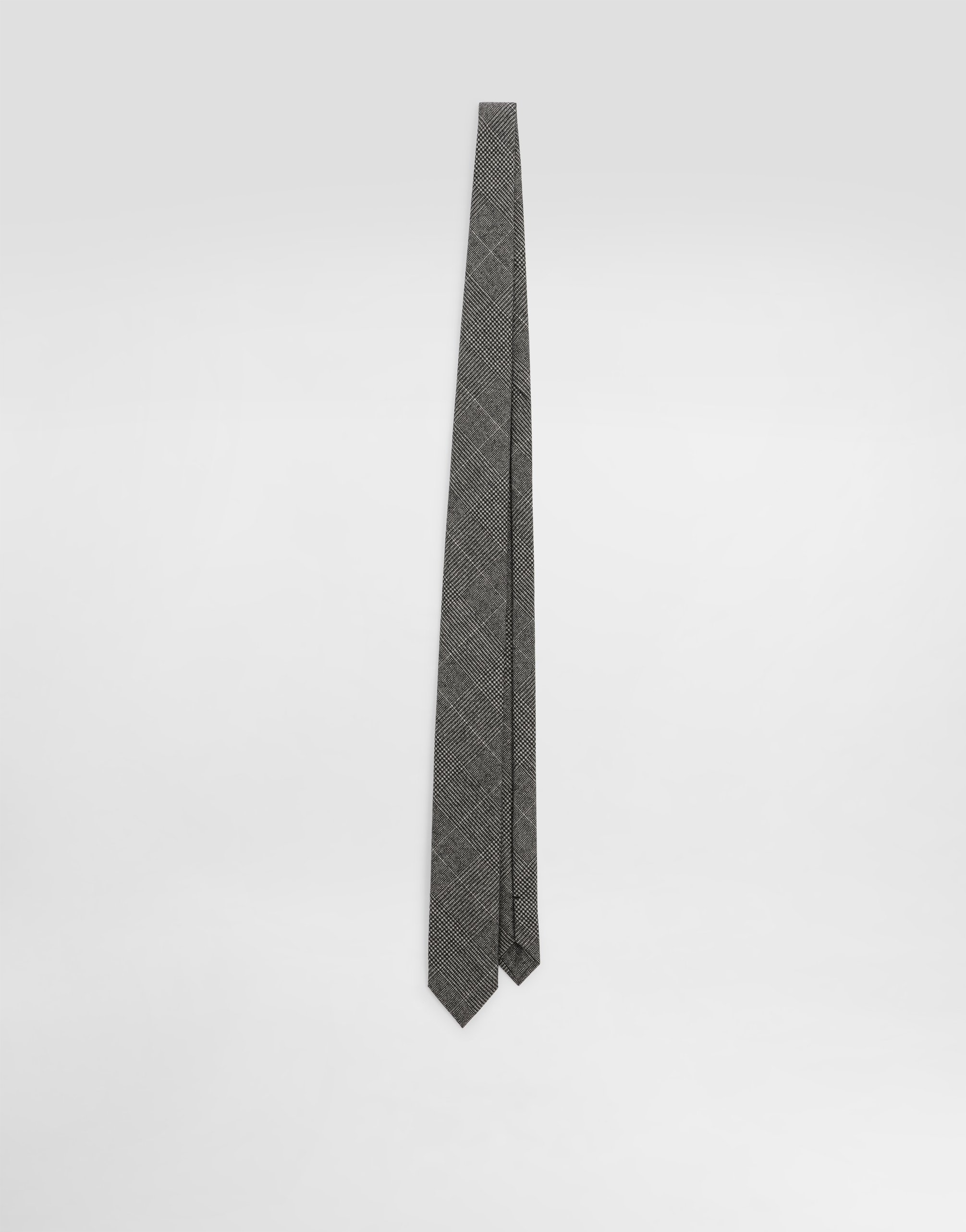 Glen plaid tie