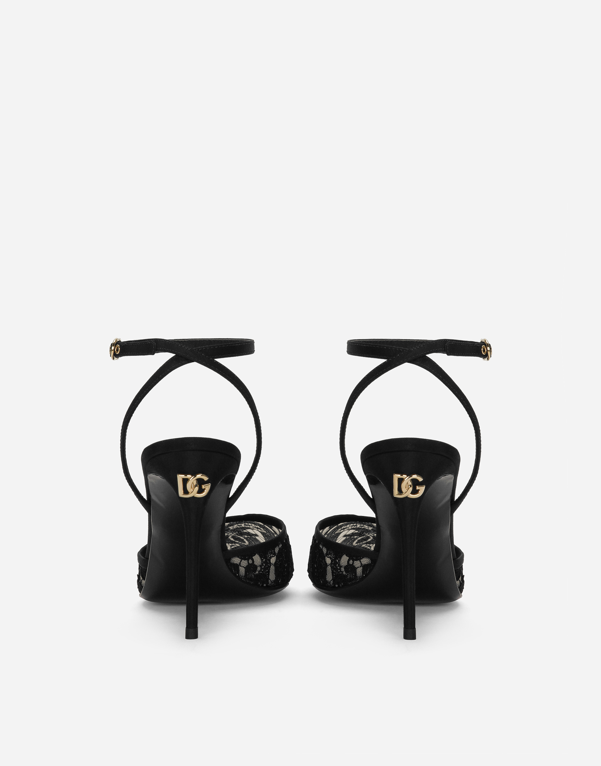DOLCE & GABBANA LACE SLINGBACKS